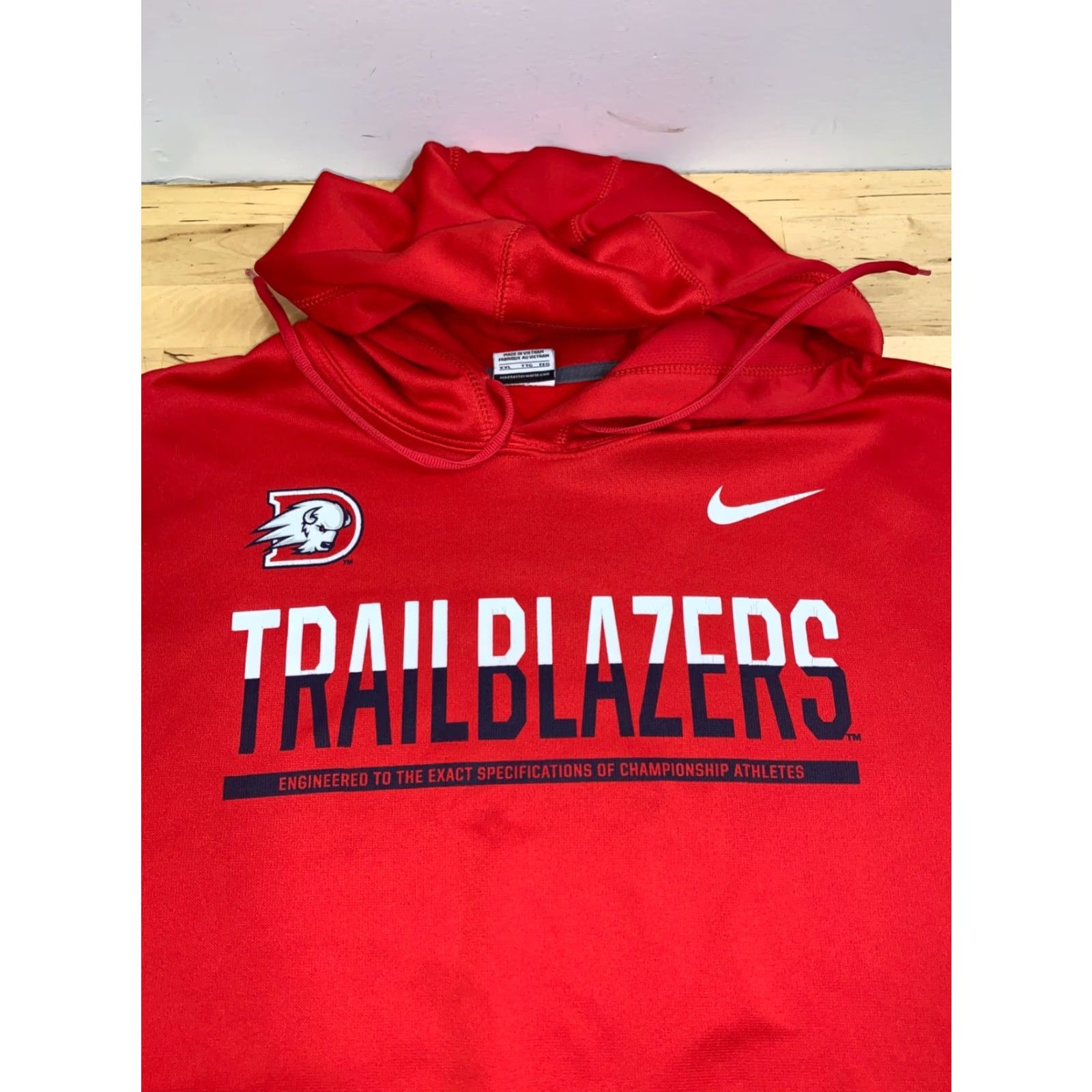 Nike Nike Therma Fit Portland Trailblazers Hoodie Men 2XL Red Pullover 13001 Size US XXL / EU 58 / 5 - 3 Thumbnail