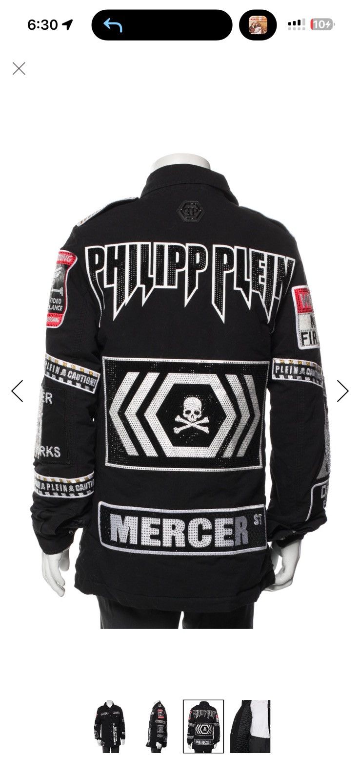 Philipp Plein Philipp Plein jeweled jacket Size US L / EU 52-54 / 3 - 18 Thumbnail