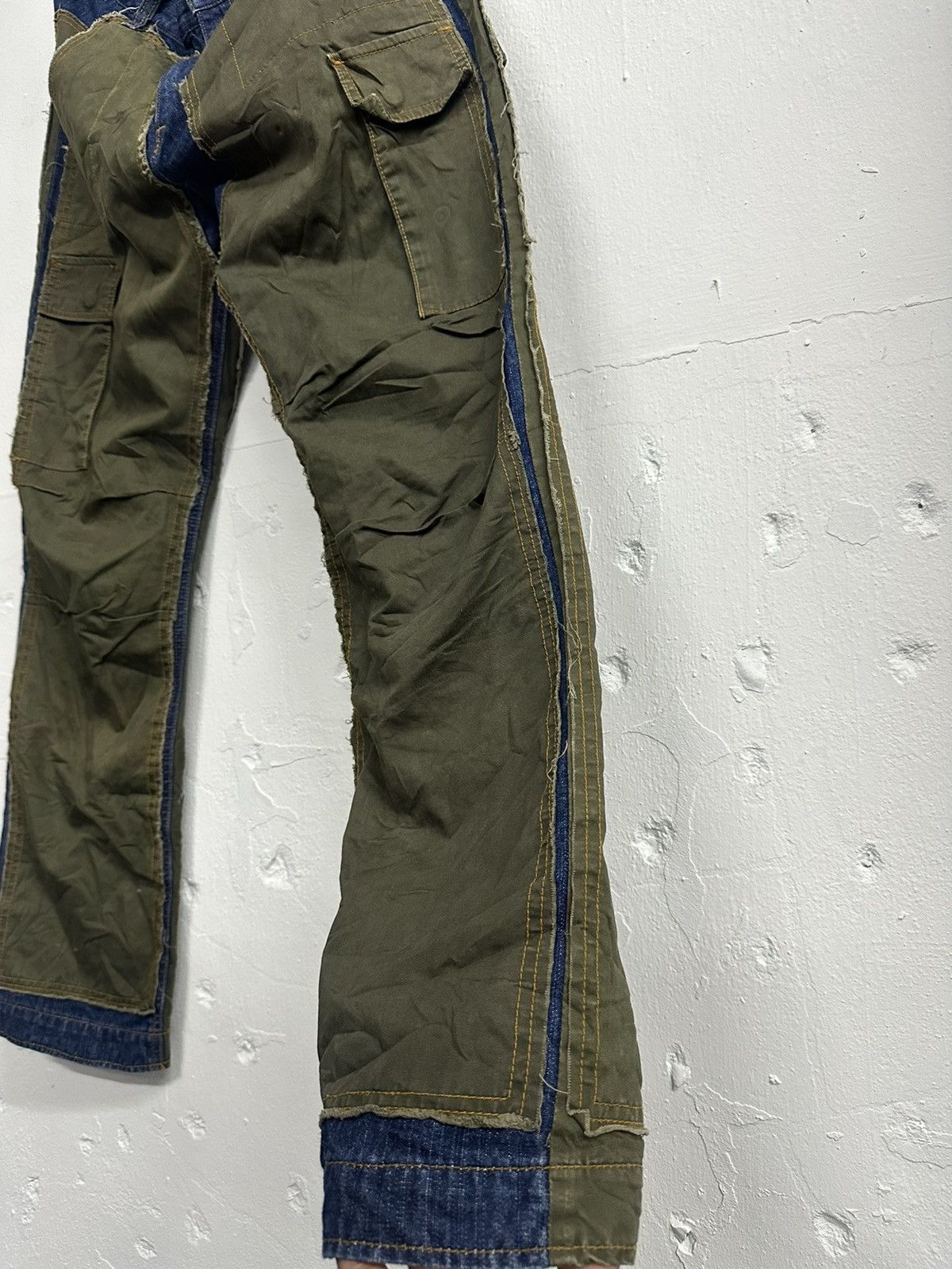 Vintage Reconstruct BOYCOTT Double Knee Cargo Pants Size US 34 / EU 50 - 3 Thumbnail
