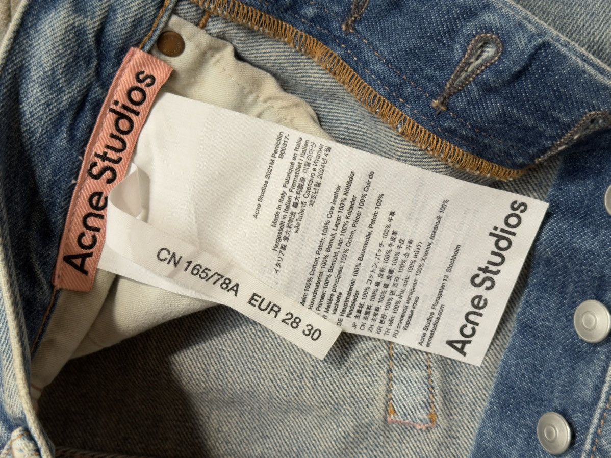 Acne Studios Acne Studios 2021M Penicillin 28x30 Size US 28 / EU 44 - 3 Thumbnail