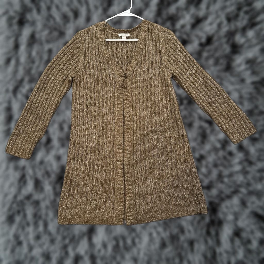Vintage VINTAGE Lagenlook Long Cardigan Sweater M Grandmacore Cottagecore Classic Preppy Size M / US 6-8 / IT 42-44 - 1 Thumbnail