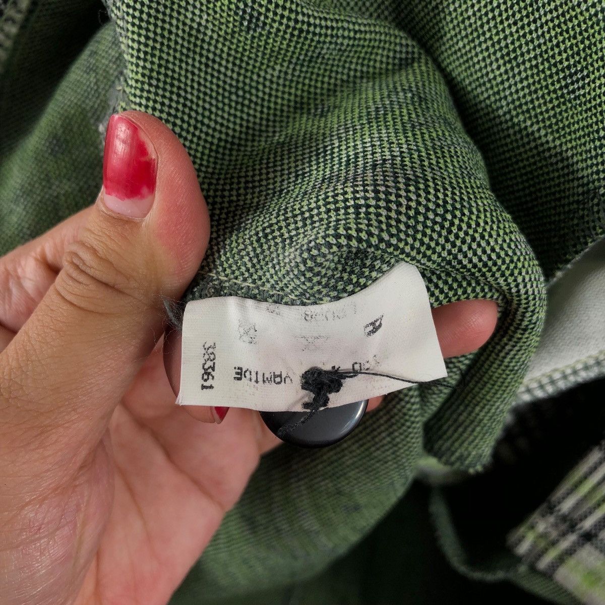 Morgan De Toi Vintage MORGAN DE TOI PARIS Checked Plaid Blazer Coat Size 38R - 6 Thumbnail