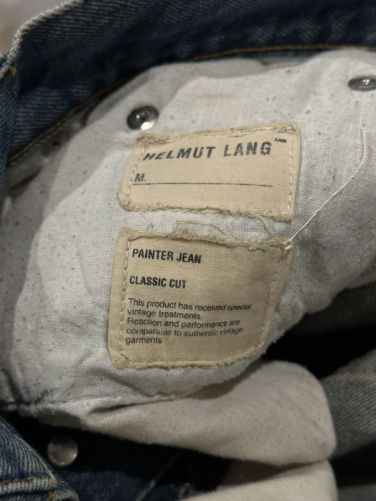 Helmut Lang Painter Denim Jeans Re Edition 31 Size US 31 - 7 Thumbnail