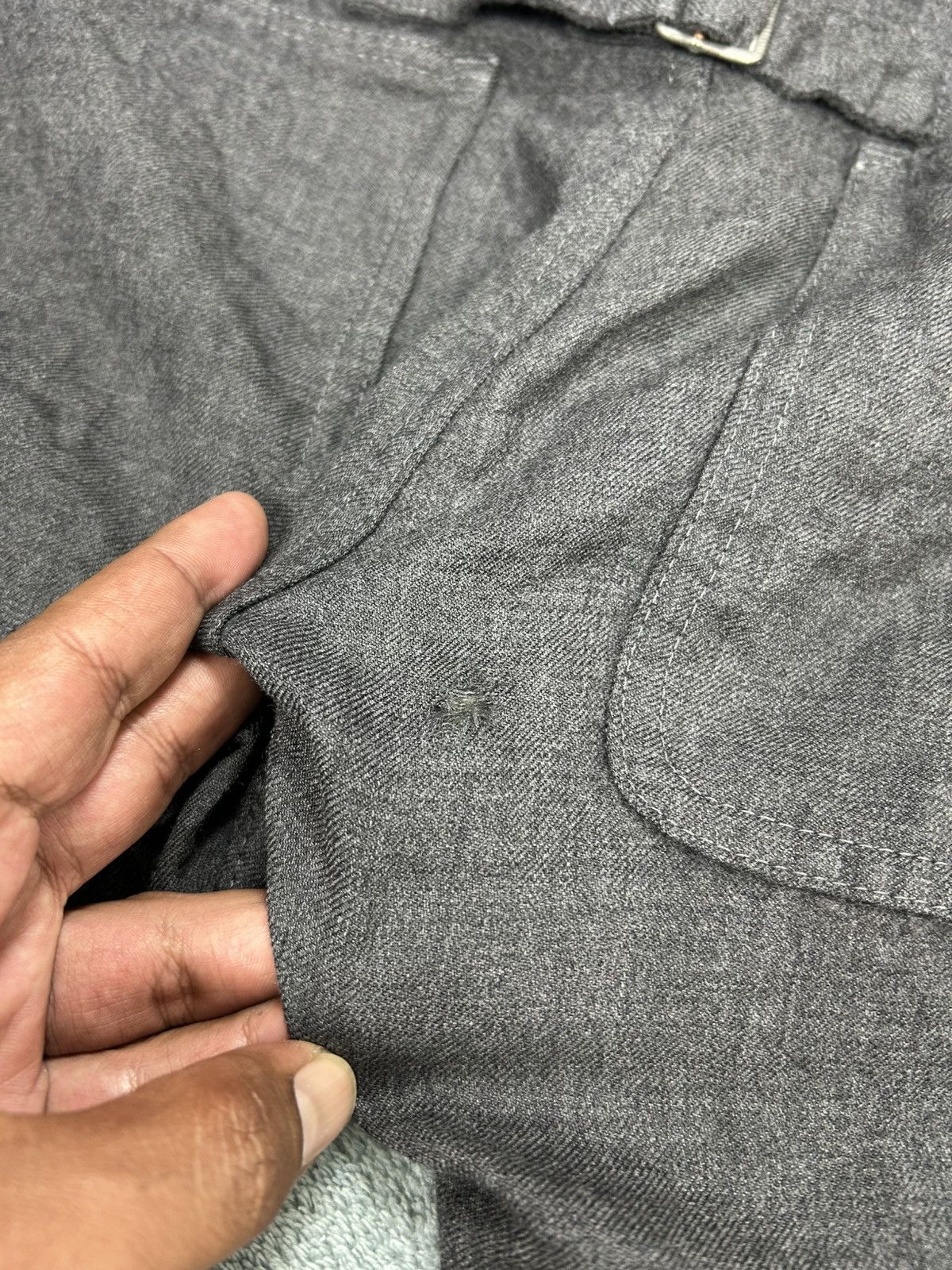 Junya Watanabe Comme des Garcons x Junya Watanabe Wool Buckle Pants S0208 Size US 31 - 12 Thumbnail