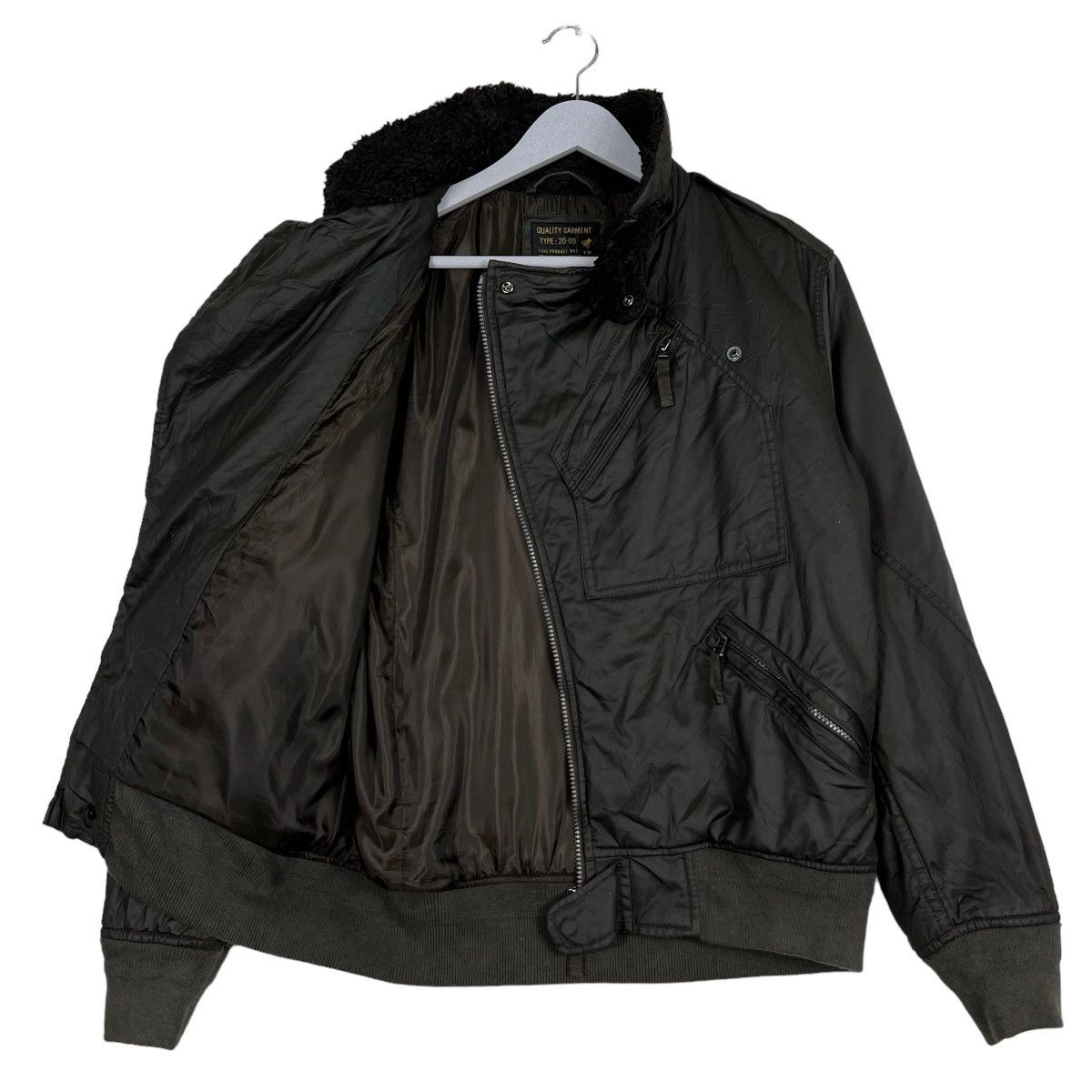 Kiminori Morishita 🔥 KIMINORI MORISHITA ASYMMETRIC UTILITY BOMBER JACKET Size US M / EU 48-50 / 2 - 9 Thumbnail