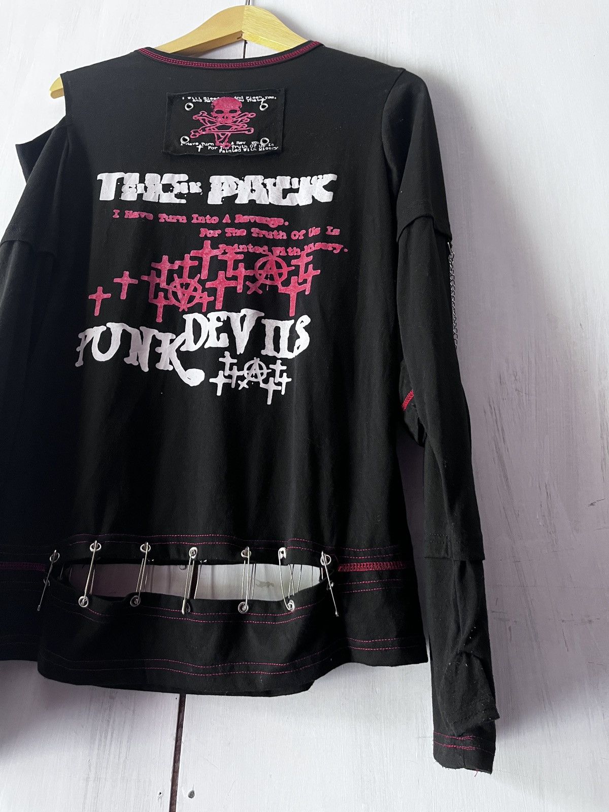 Japanese Brand Japanese Addictrap Cut-Sew Bondage tshirt Size US M / EU 48-50 / 2 - 8 Thumbnail