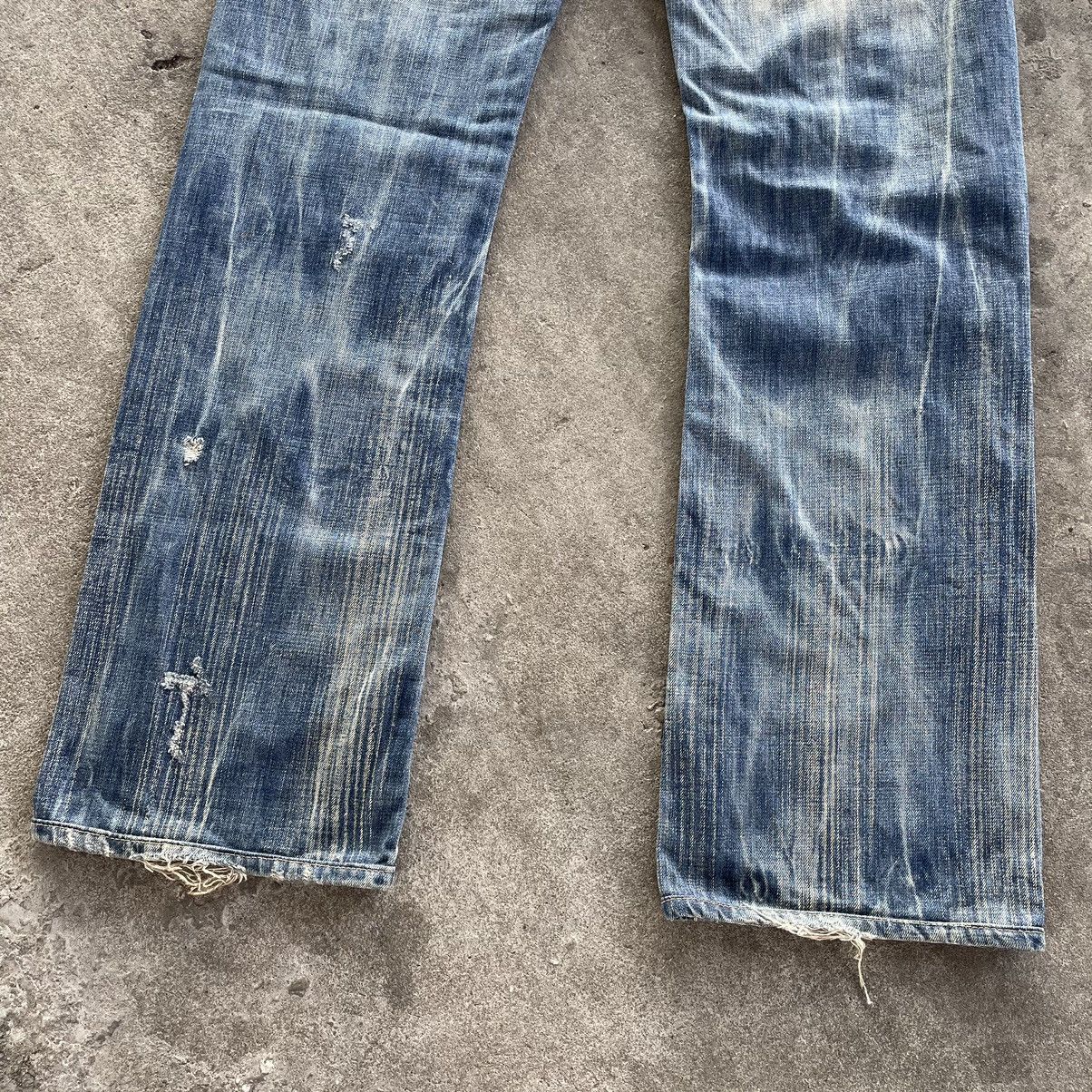 If Six Was Nine × Japanese Brand × Le Grande Bleu (L.G.B.) Buckaroo thrashed jeans ifsixwasnine styled Size US 32 / EU 48 - 4 Thumbnail