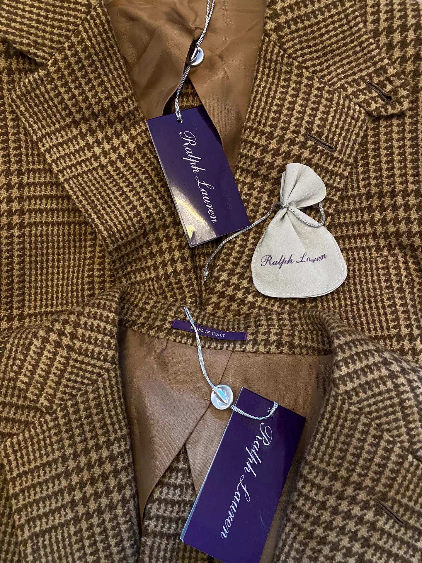 Polo Ralph Lauren RL Purple Label 67 RRL Italian Suit New Old Money Size 42R - 9 Thumbnail