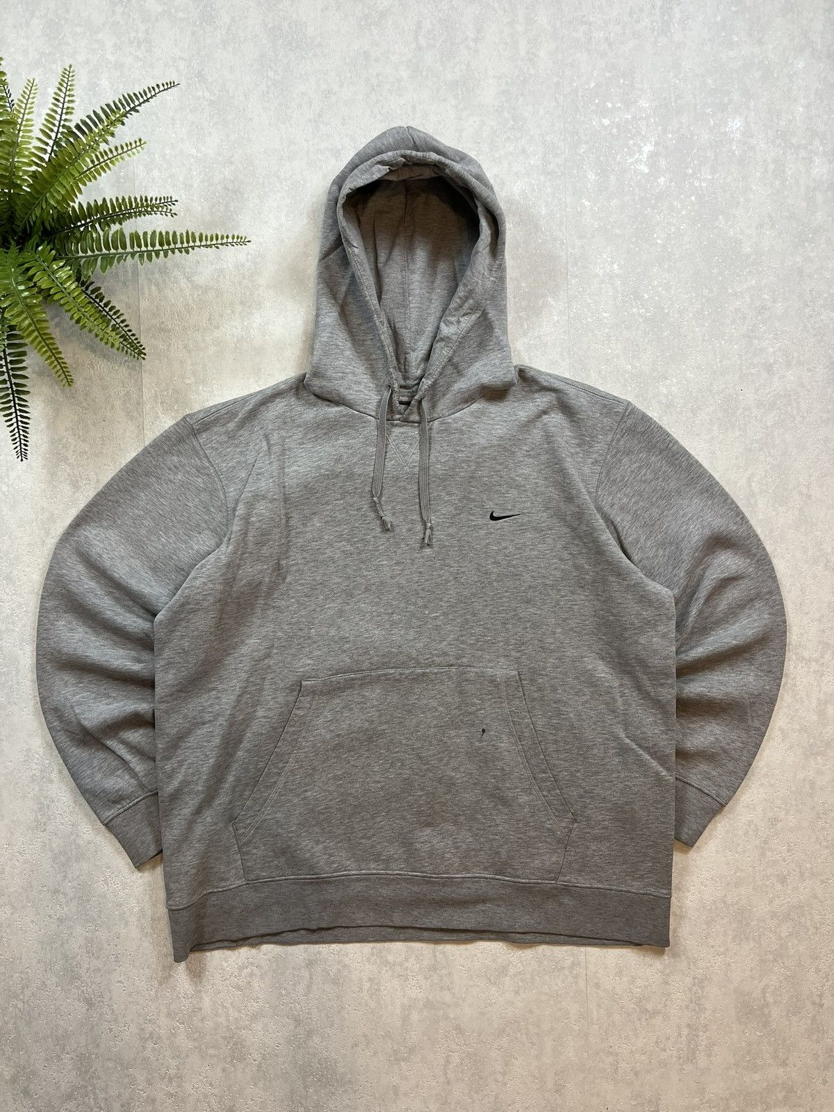 Nike × Vintage 90s Nike Swoosh Vintage Y2K Oversized Pullover Retro Hoodie Size US XL / EU 56 / 4 - 1 Thumbnail