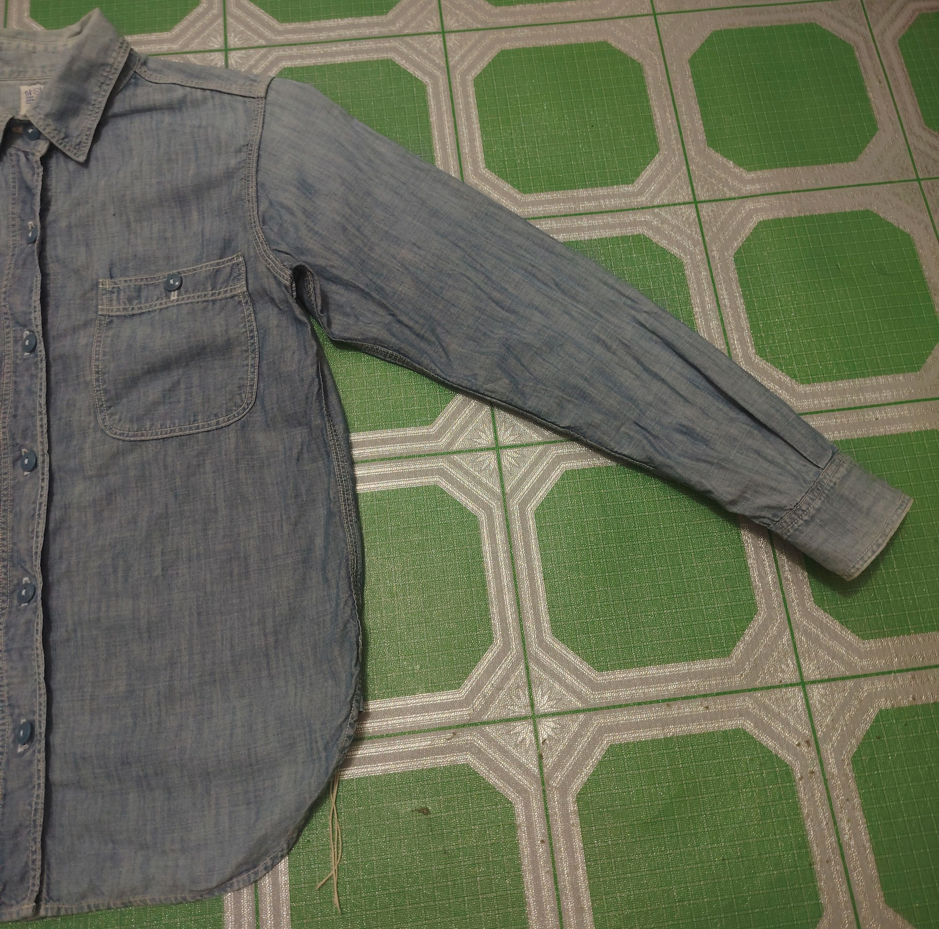 Orslow Vtg Orslow Faded Shirt Button up Size US S / EU 44-46 / 1 - 4 Thumbnail