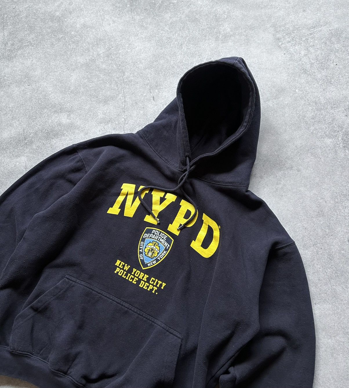 Vintage Vintage NYPD Police Dept big logo hoodies 90s Size US M / EU 48-50 / 2 - 2 Thumbnail