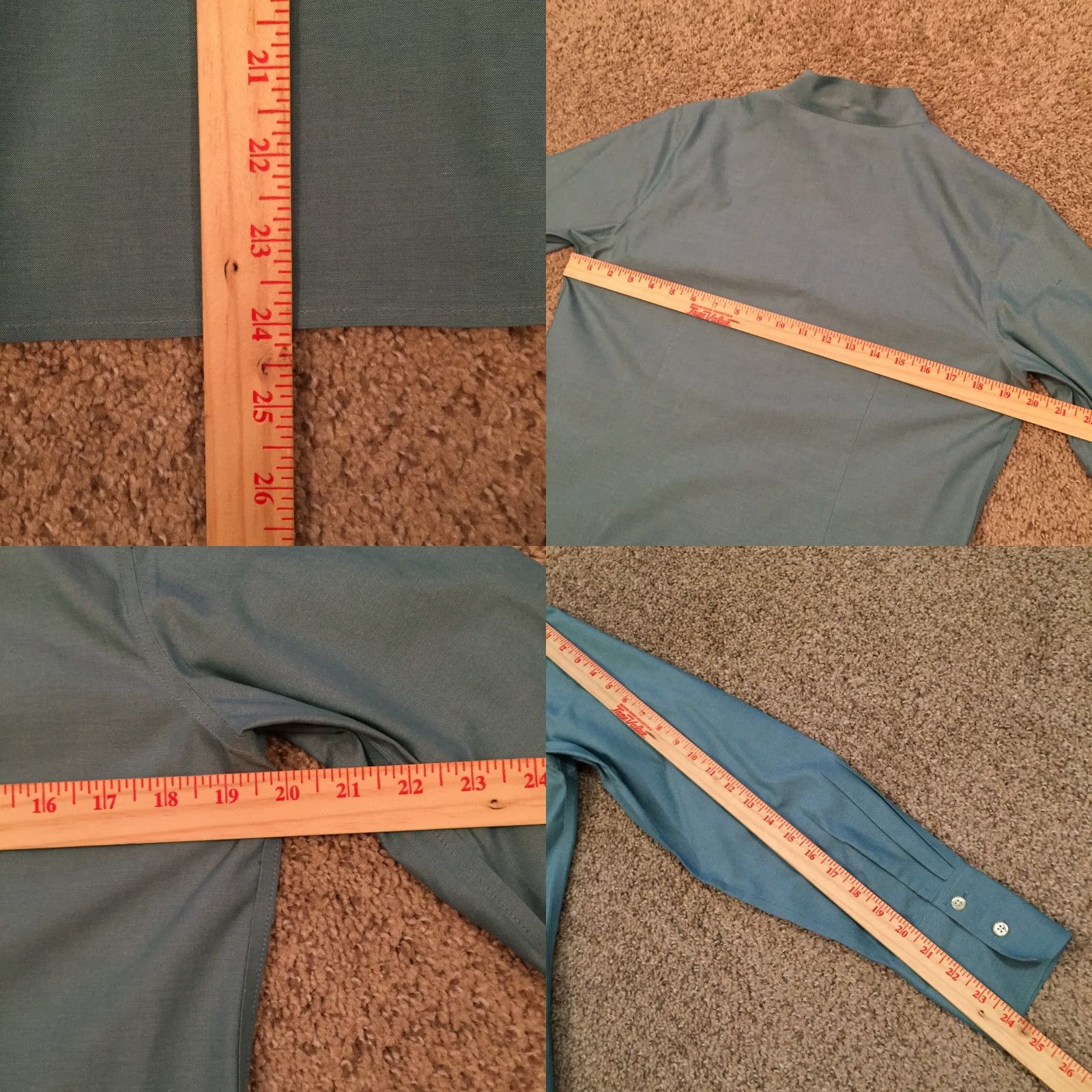 Orvis Orvis Shirt Womens Size 10 Button-Up Long Sleeve Green Collared Band Collar Woman Shirt Size L / US 10 / IT 46 - 8 Thumbnail