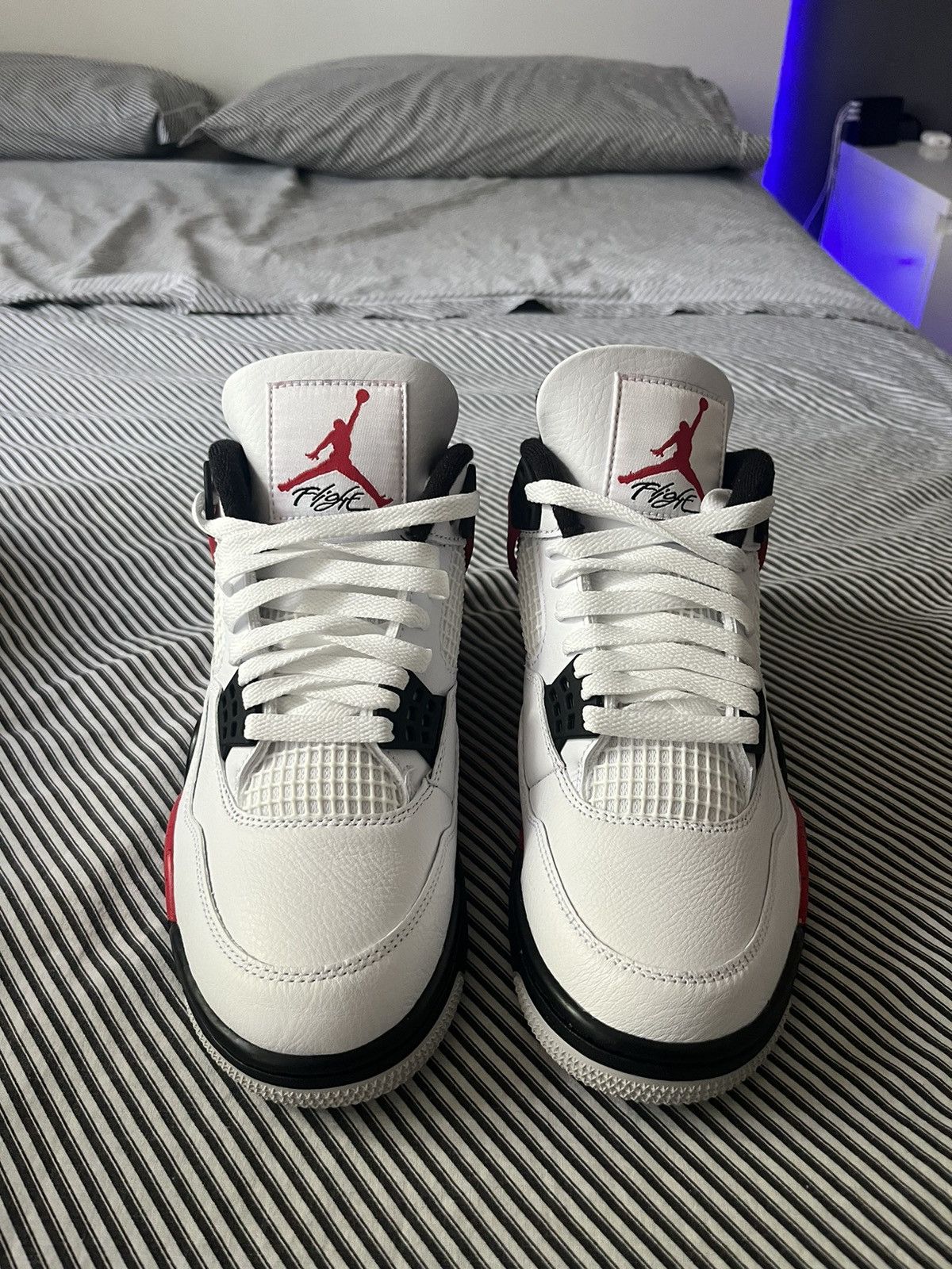 Jordan Brand × Nike jordan 4 red cement Size US 7.5 / EU 40-41 - 2 Thumbnail