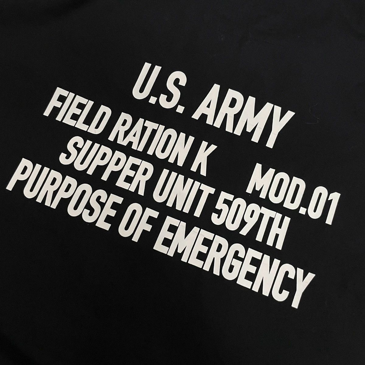 CHOCOOLATE Chocoolate U-SN Black Military Oversized Shirt Size US XL / EU 56 / 4 - 12 Thumbnail
