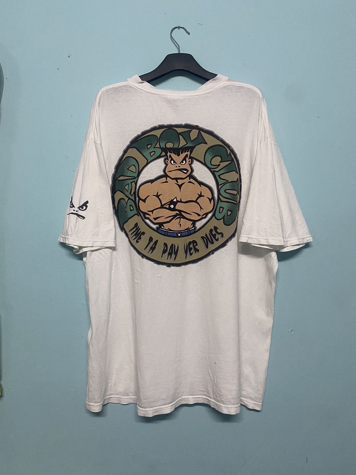 Rap Tees 💥STEAL💥BAD BOY CLUB BACK HIT BIG LOGO SHIRT Size US XL / EU 56 / 4 - 1 Thumbnail