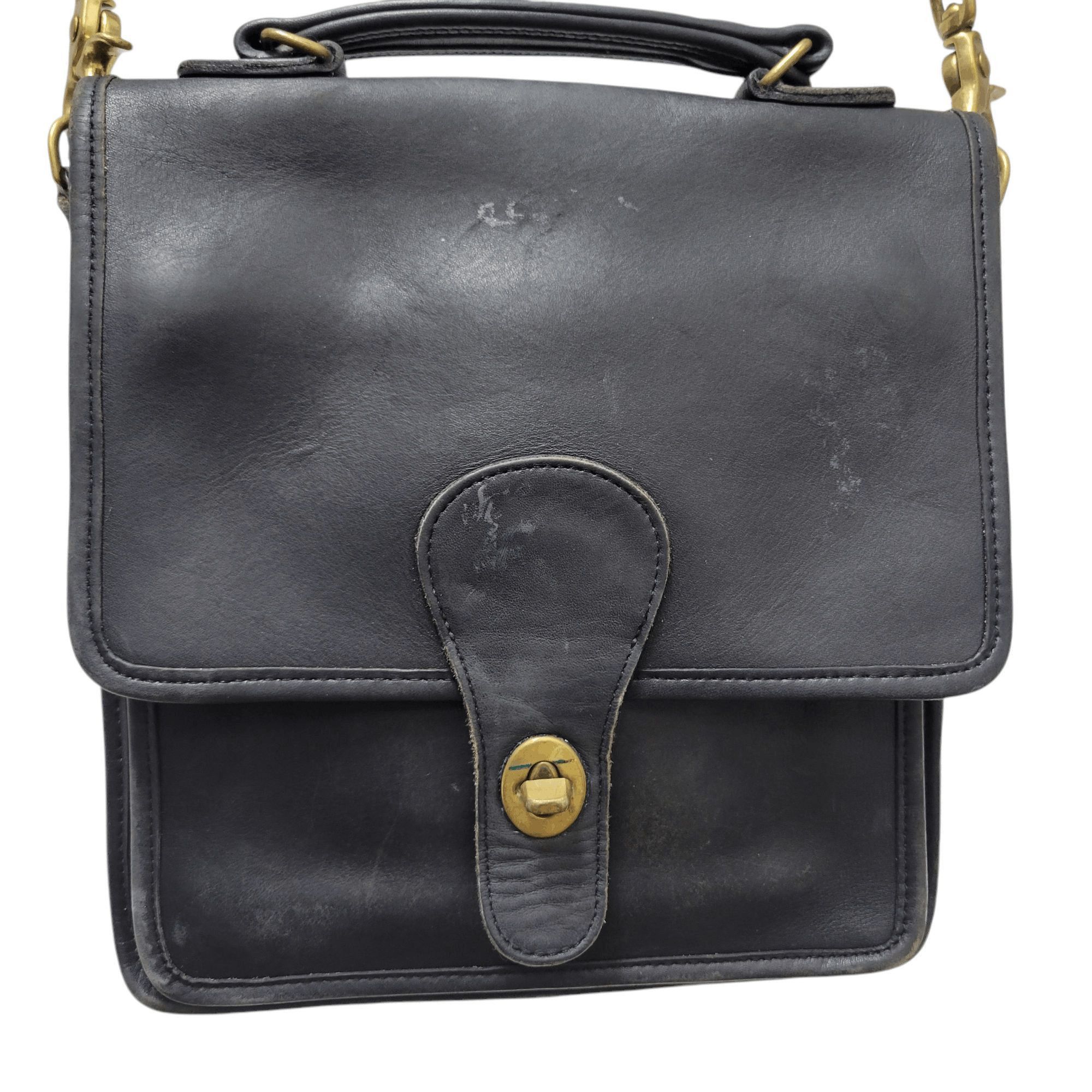 Coach Coach Vintage 0812-225 Leather Crossbody Turnlock Closure Size ONE SIZE - 1 Thumbnail