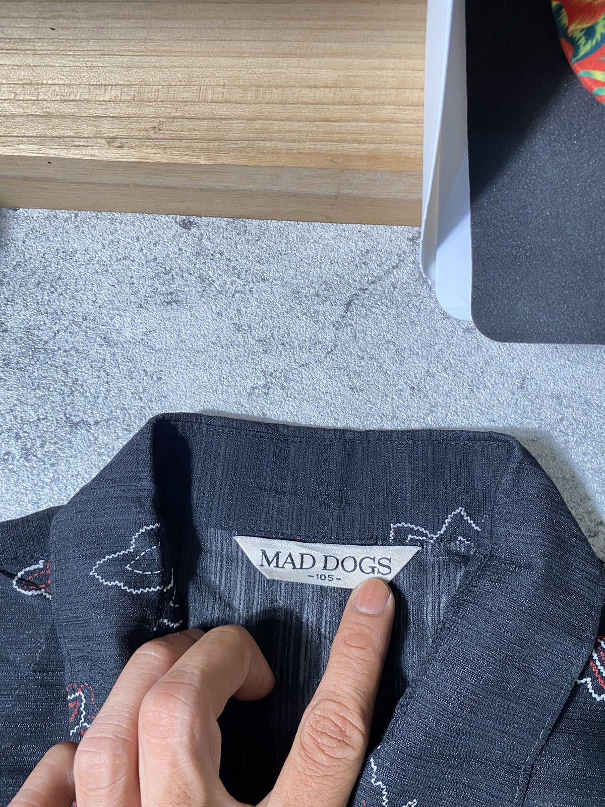 Designer Vtg MAD DOGS Flowers Size US L / EU 52-54 / 3 - 5 Thumbnail