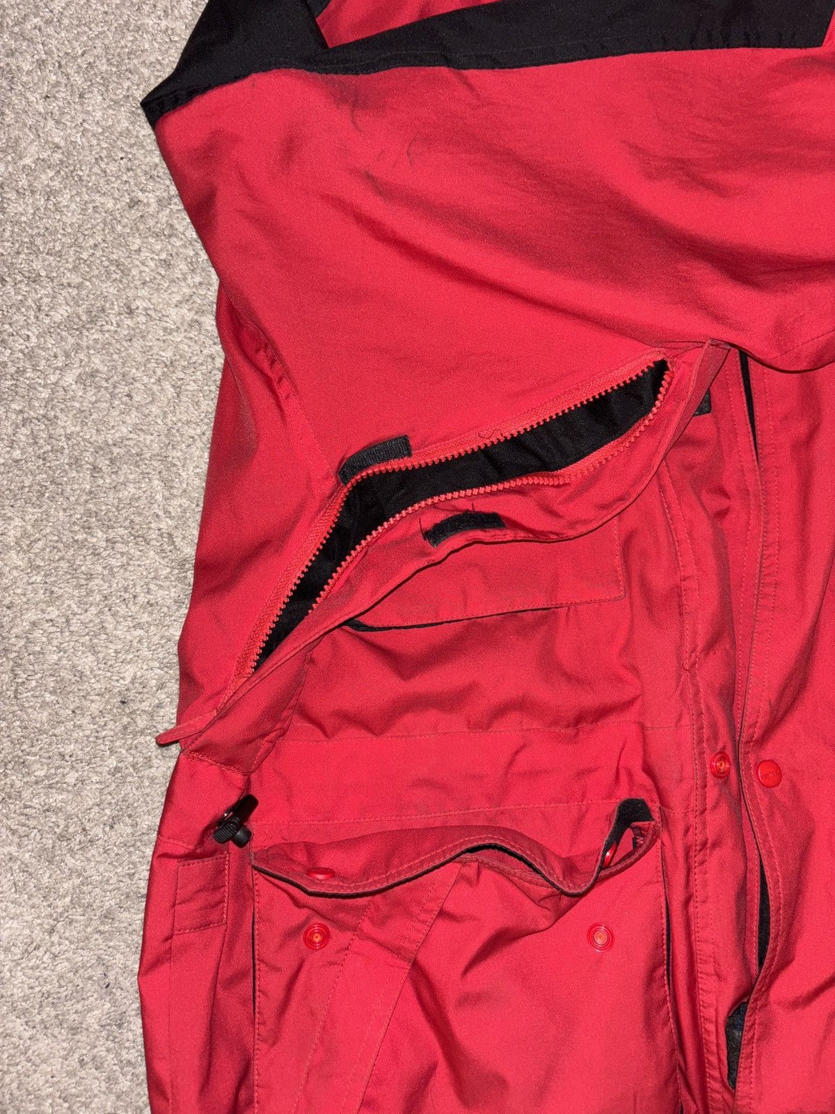 Vintage Vintage Red Utility Raincoat Size US XL / EU 56 / 4 - 3 Thumbnail
