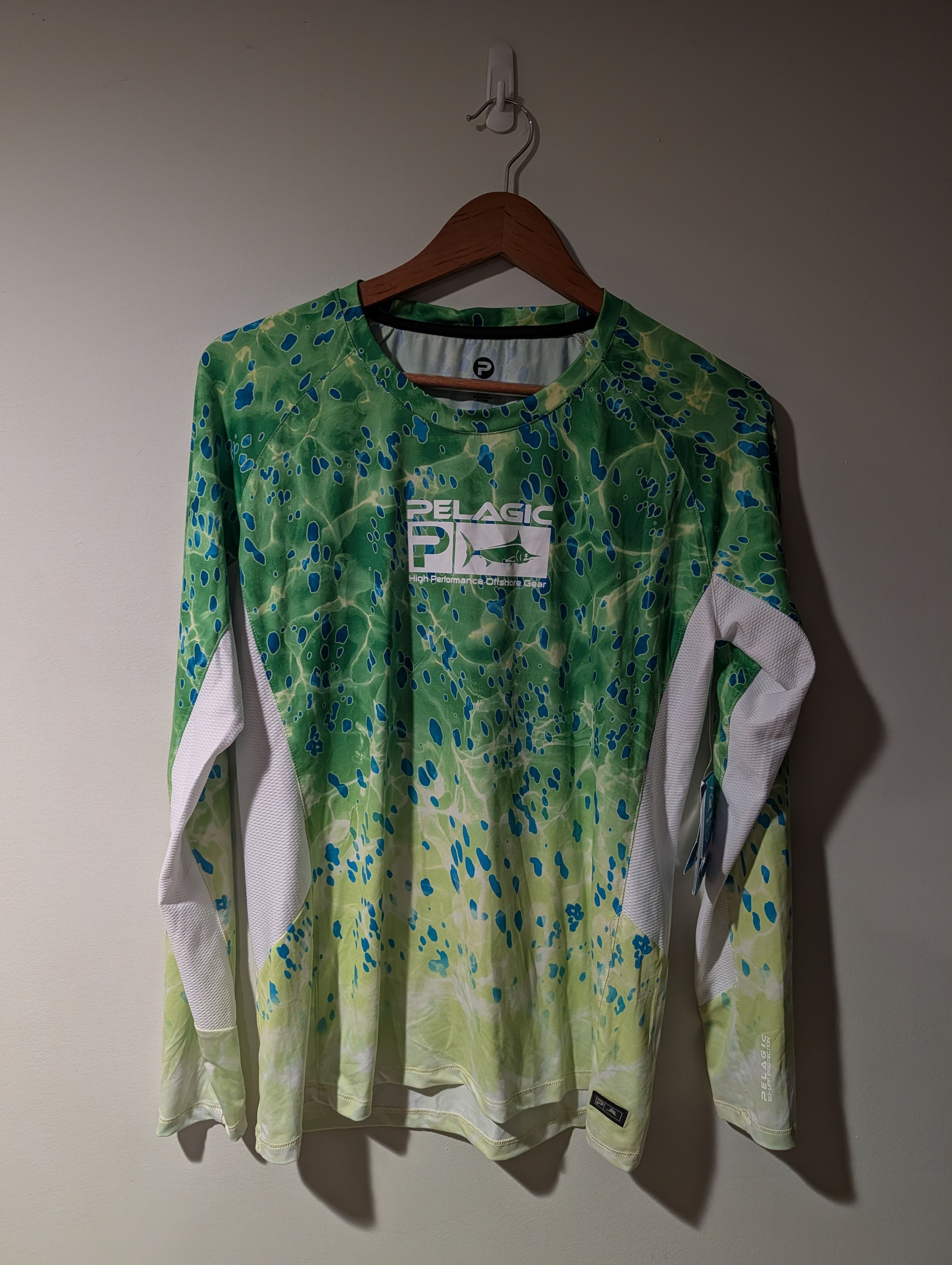 Gildan Pelagic Solar Pro Dorado Fishing Long Sleeve Shirt UPF 50+ Size US M / EU 48-50 / 2 - 1 Thumbnail