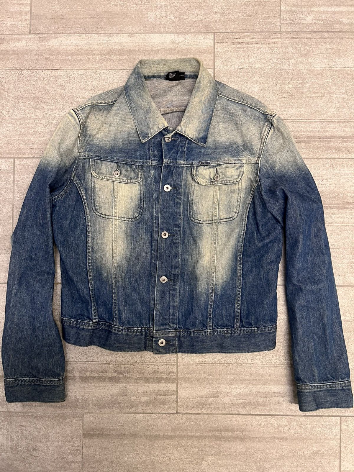 Diesel Diesel Distressed Denim Jacket - Vintage-Inspired Style Size US XL / EU 56 / 4 - 10 Thumbnail