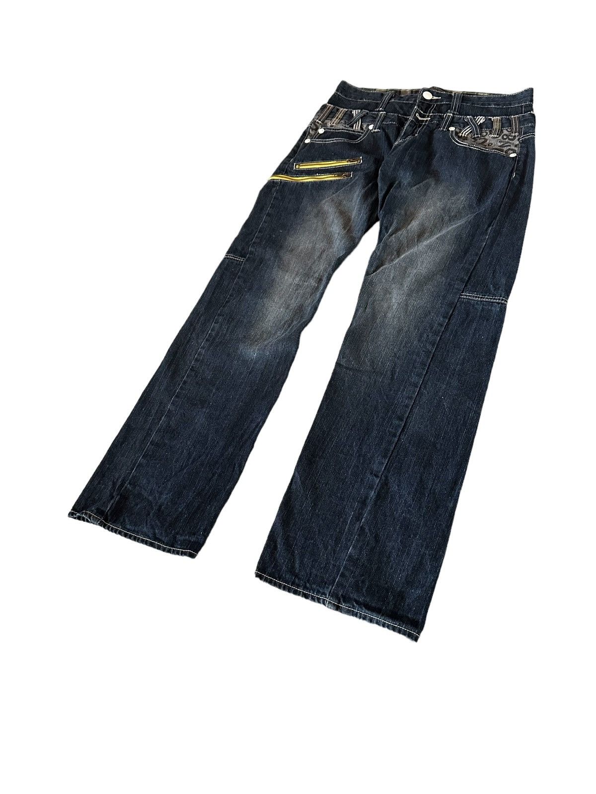 If Six Was Nine Dominate Doublewaist Denim Jeans Size US 32 / EU 48 - 3 Thumbnail