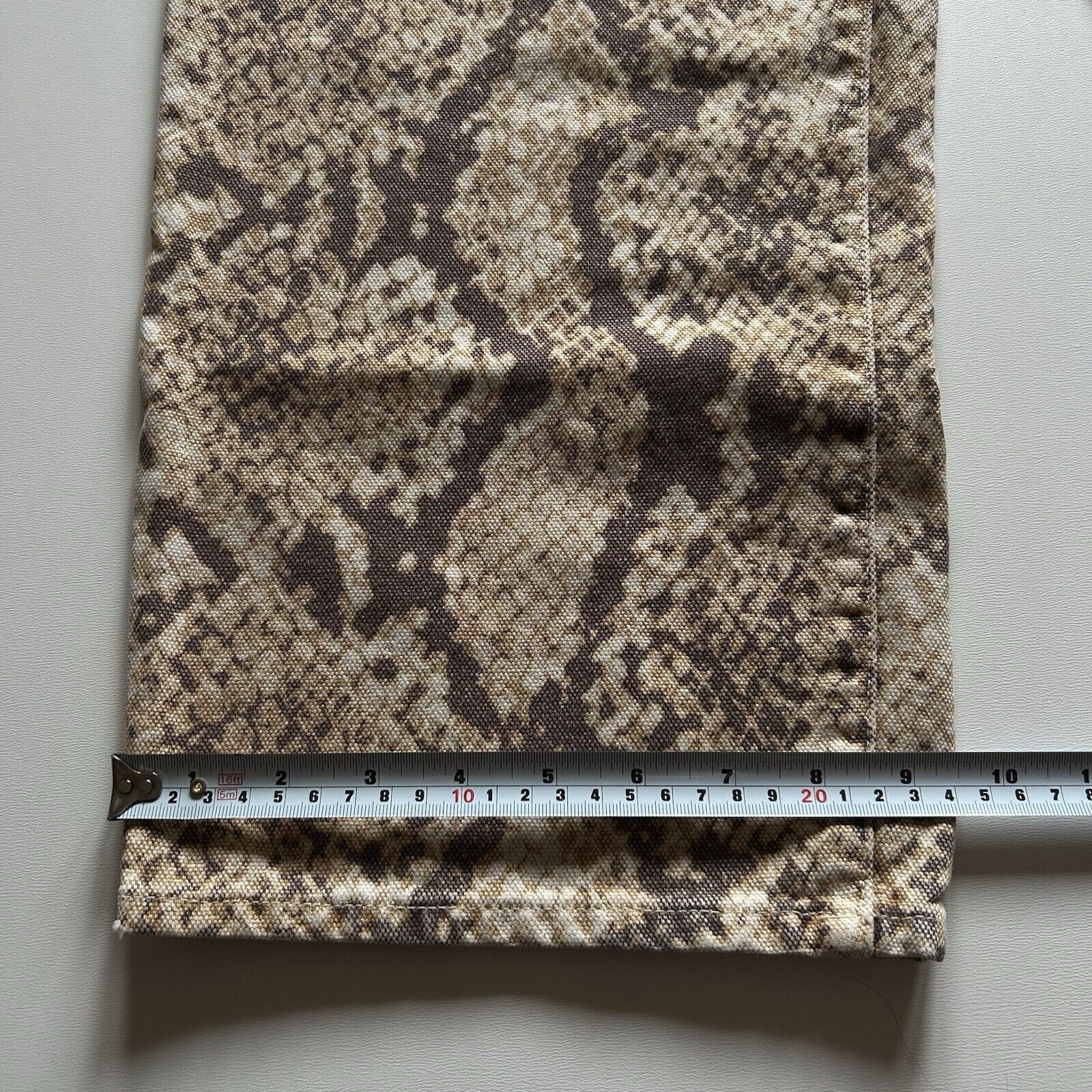 Stussy × Vintage Stussy Washed Canvas Big Ol' Jeans Python Print Size 32 Rare Size US 32 / EU 48 - 10 Thumbnail