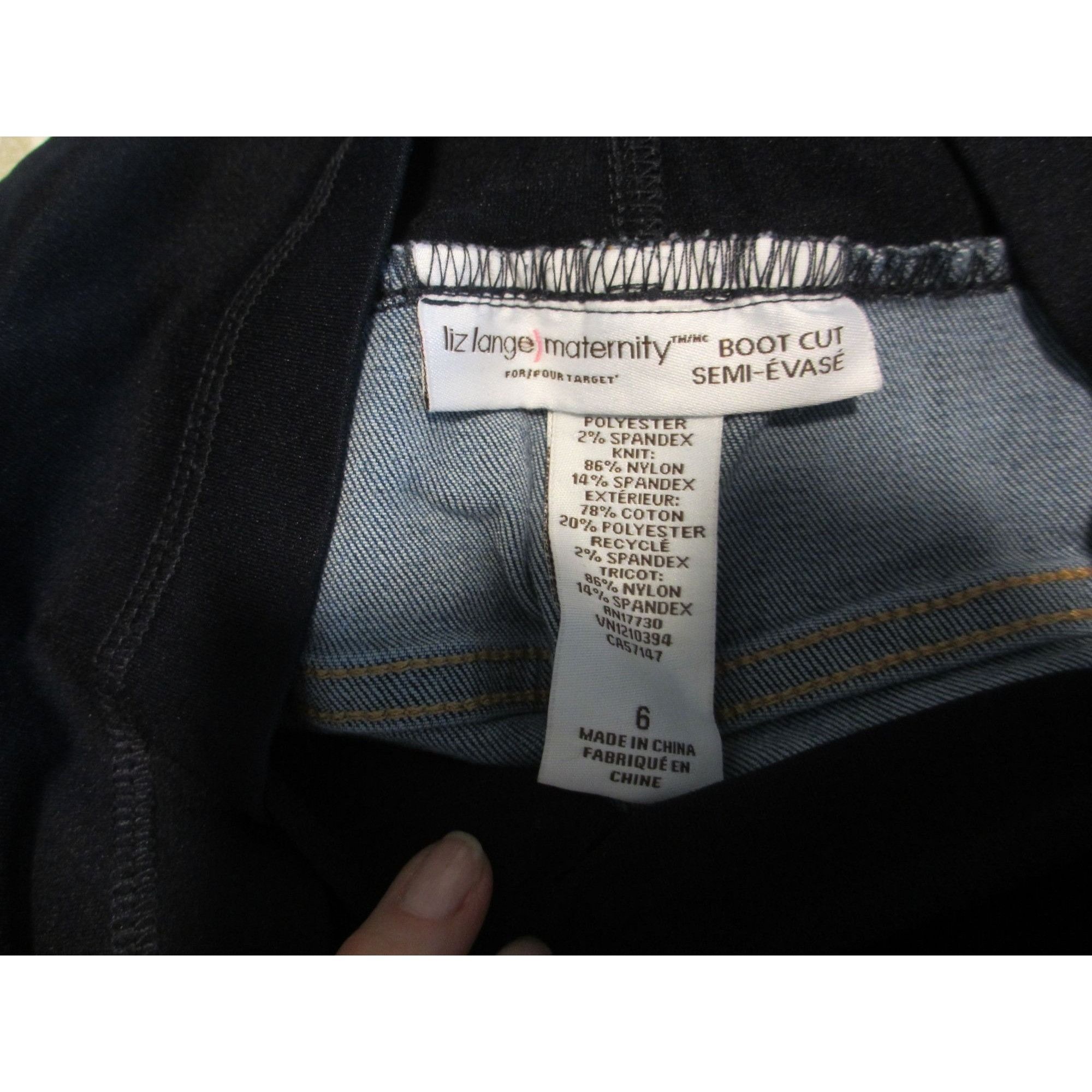 Other Liz Lange Maternity Boot Cut Semi-Évasé Blue Jeans With Stre Size 30" / US 8 / IT 44 - 5 Thumbnail