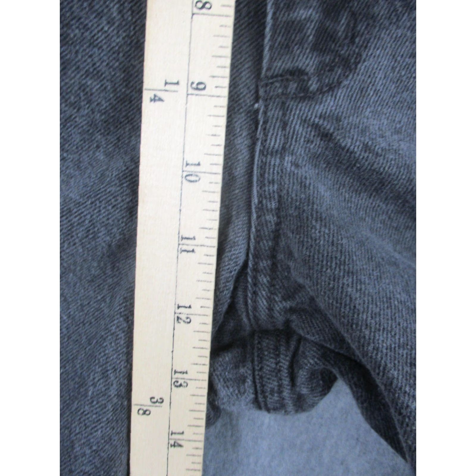Guess VINTAGE Guess Jeans Mens 34x32 Gray High Rise Straight Denim Made USA 90s Size US 34 / EU 50 - 4 Thumbnail