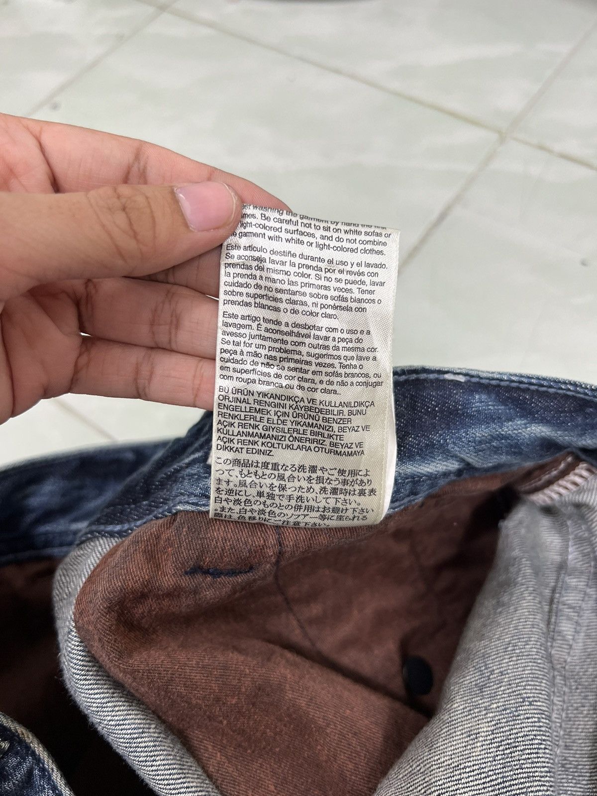 Diesel 🔥 DIESEL HYBRID BROKEN BORO DENIM Size US 34 / EU 50 - 19 Thumbnail