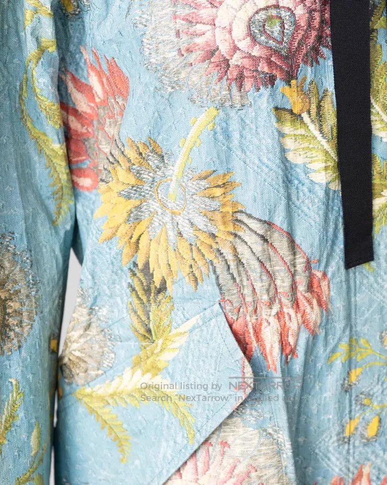 Dries Van Noten Dries Van Noten Floral Print Hooded Coat Size XS / US 0-2 / IT 36-38 - 6 Thumbnail