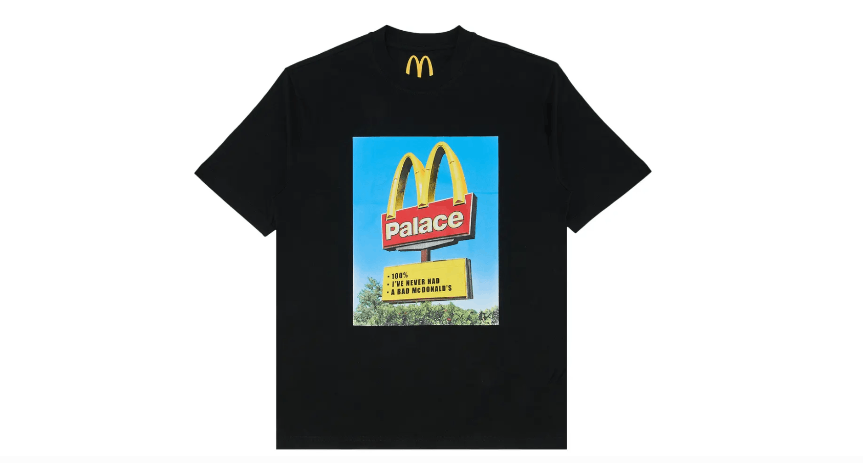 Palace Palace McDonalds Sign Tee Black XL Size US XL / EU 56 / 4 - 1 Thumbnail