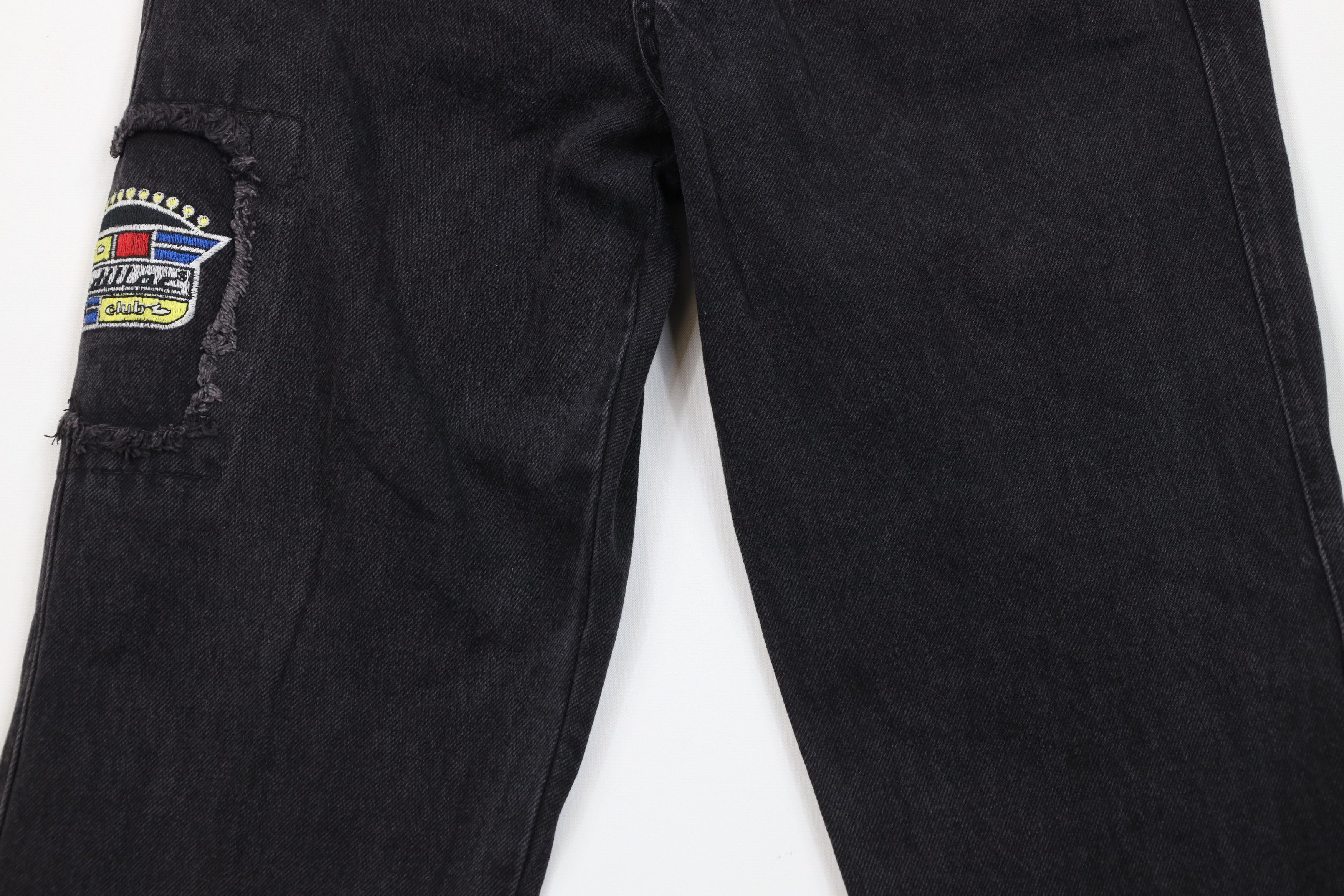 Cadillac Deadstock Vintage 90s Cadillac Car Straight Leg Jeans USA Size US 30 / EU 46 - 3 Thumbnail