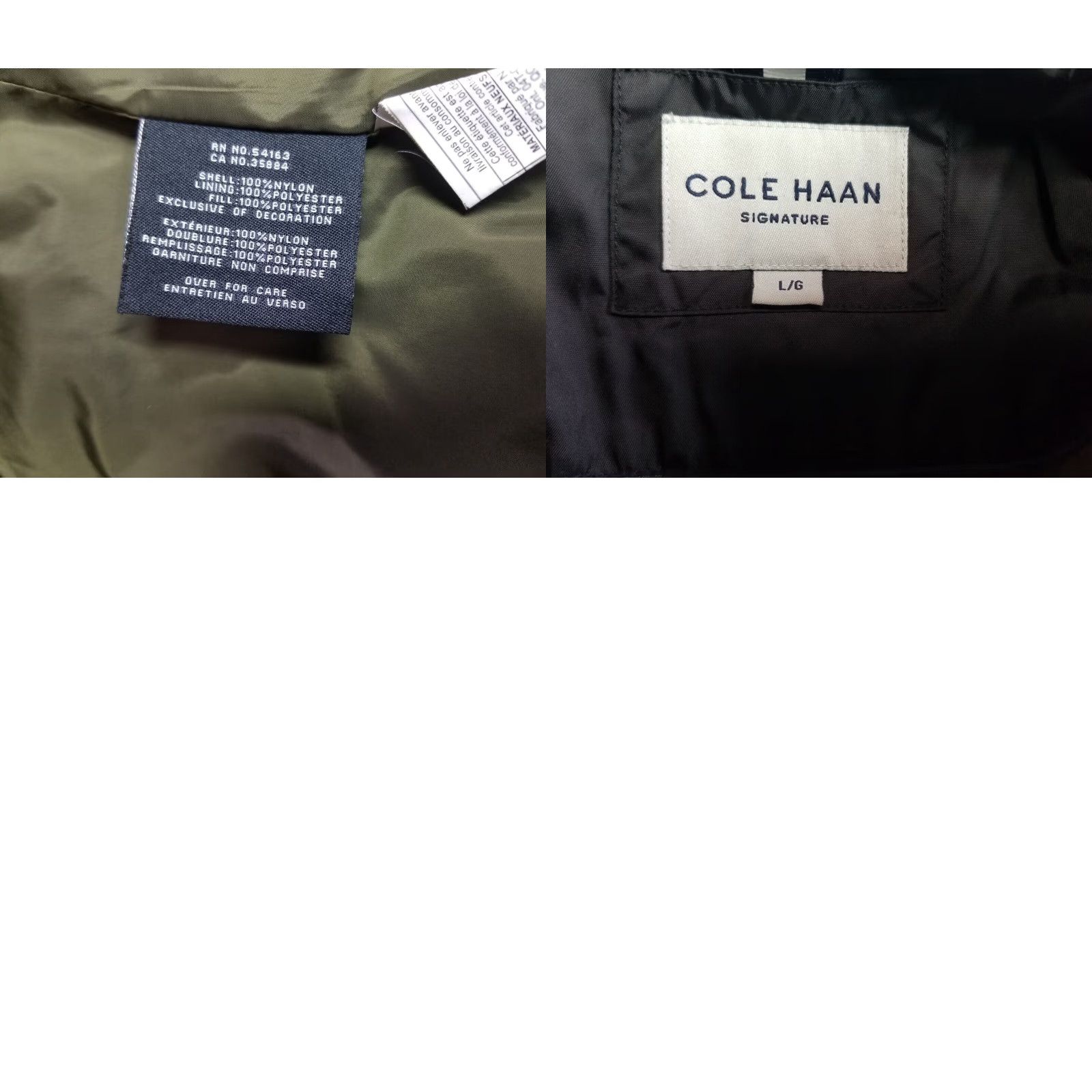 Cole Haan Cole Haan Full Zip Lined Bomber Jacket Black Rain Men's L Black Bomber Jacket Zipper Pockets See All Pics Size US L / EU 52-54 / 3 - 9 Thumbnail
