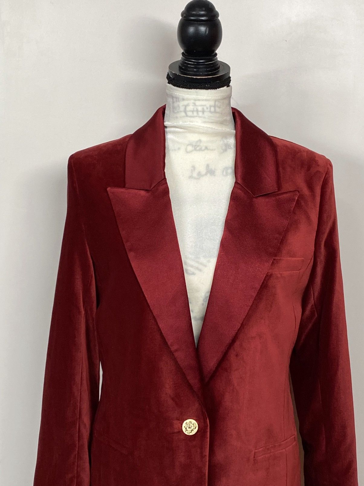 Alice + Olivia ALICE + OLIVIA Velvet Single-Breasted Blazer size 12 Size XL / US 12-14 / IT 48-50 - 6 Thumbnail
