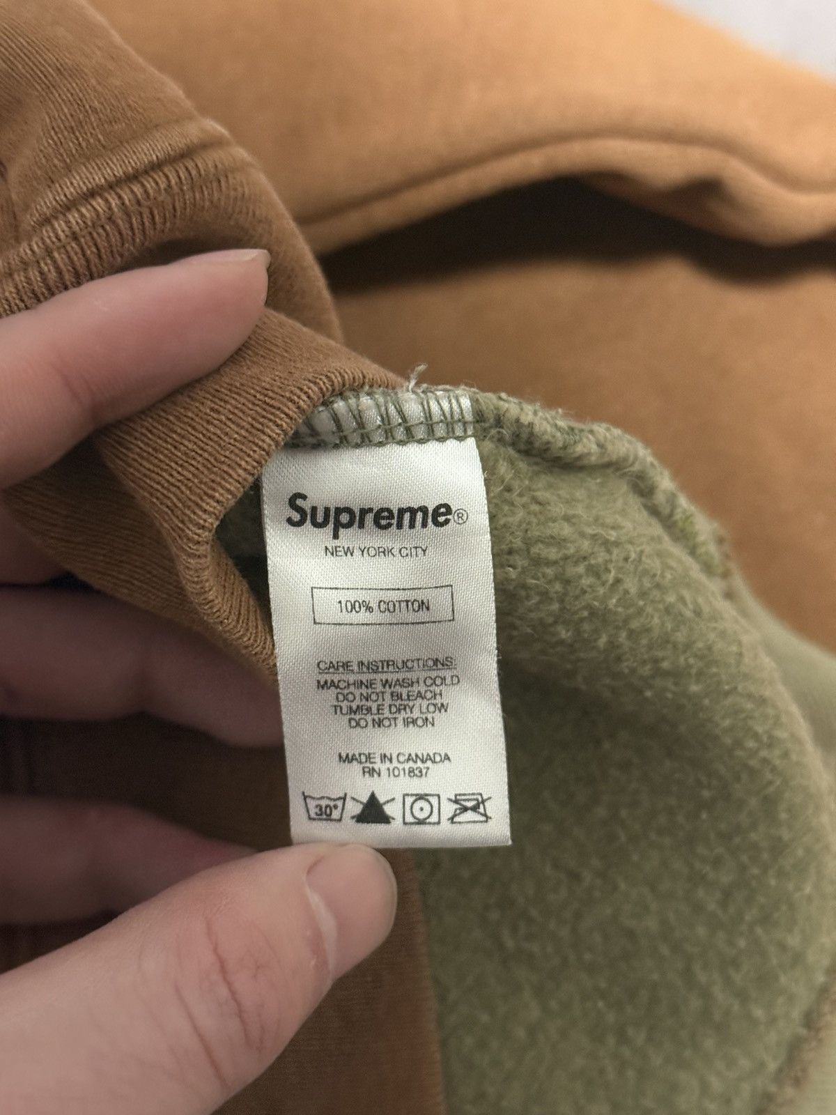 Supreme Supreme arc logo split crewneck Size US M / EU 48-50 / 2 - 6 Thumbnail