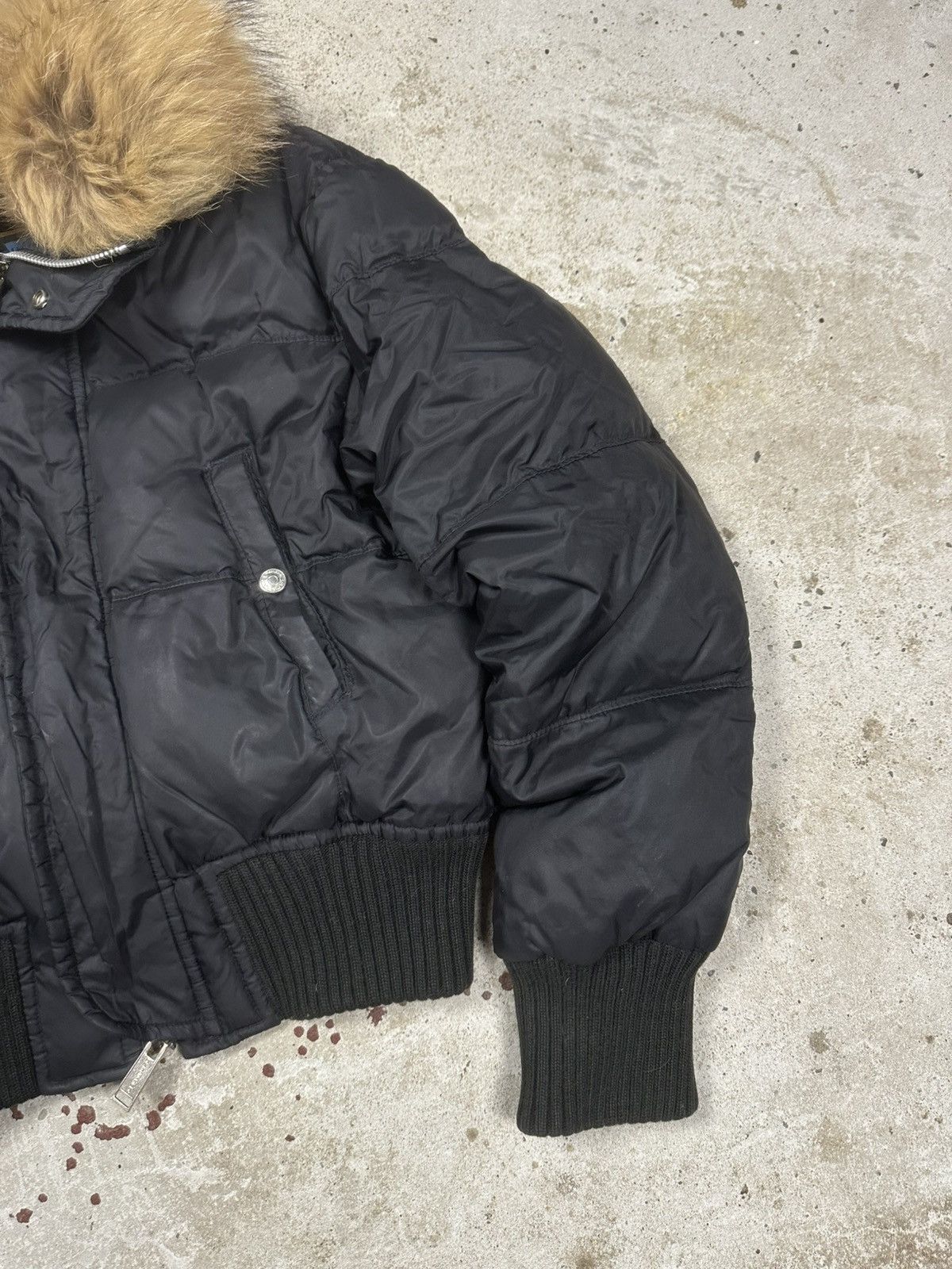 Dsquared2 2000s Dsquared2 Racoon Fur Down Puffer Bomber Jacket Crop Size M / US 6-8 / IT 42-44 - 6 Thumbnail