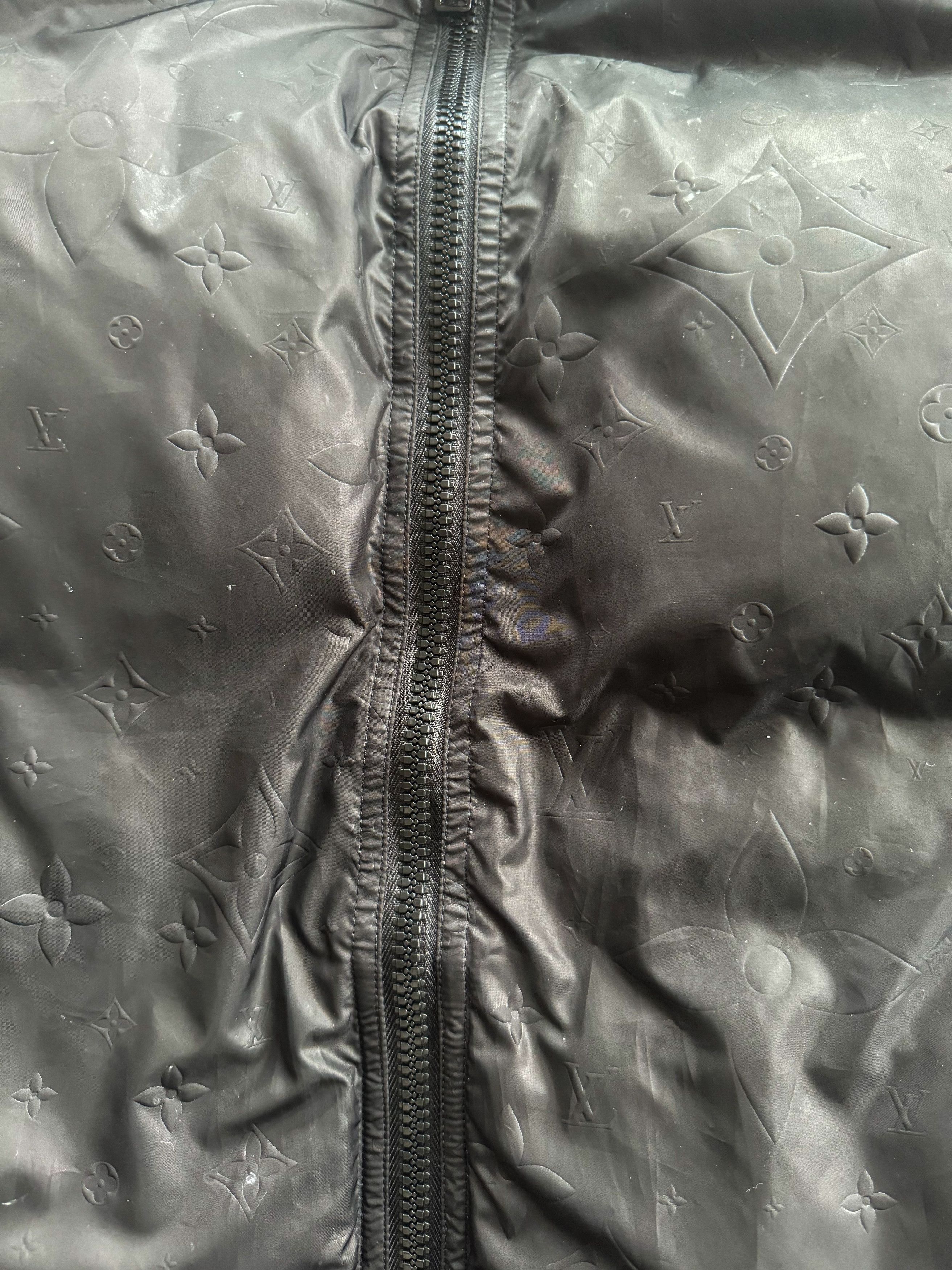 Louis Vuitton Louis Vuitton Black Monogram Reversible Puffer Jacket Size US XXL / EU 58 / 5 - 5 Thumbnail