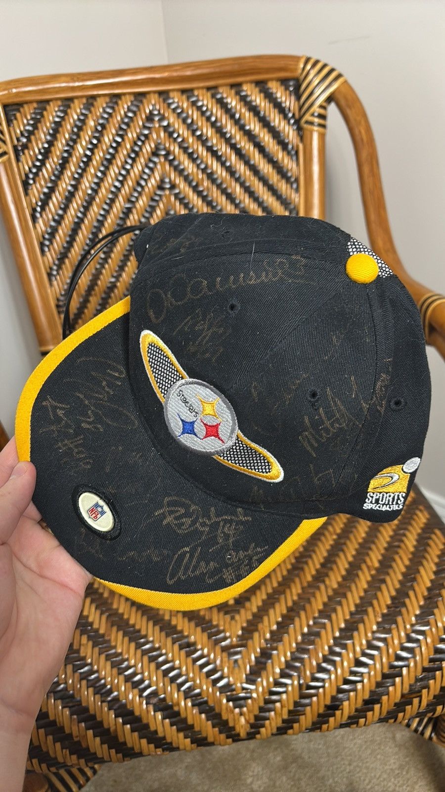 Sports Specialties Vintage Sports Specialties Pittsburgh Steelers Hat Signature Size ONE SIZE - 7 Thumbnail