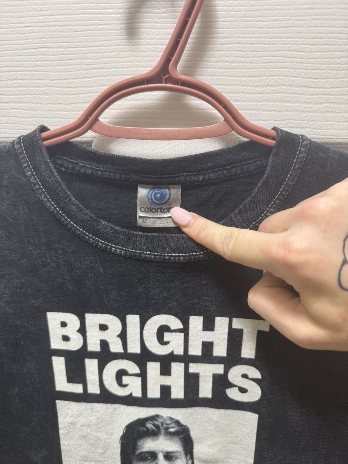 Other Colortone Grey Stone Bright Lights Red Eyes Music Merch Size US M / EU 48-50 / 2 - 3 Thumbnail