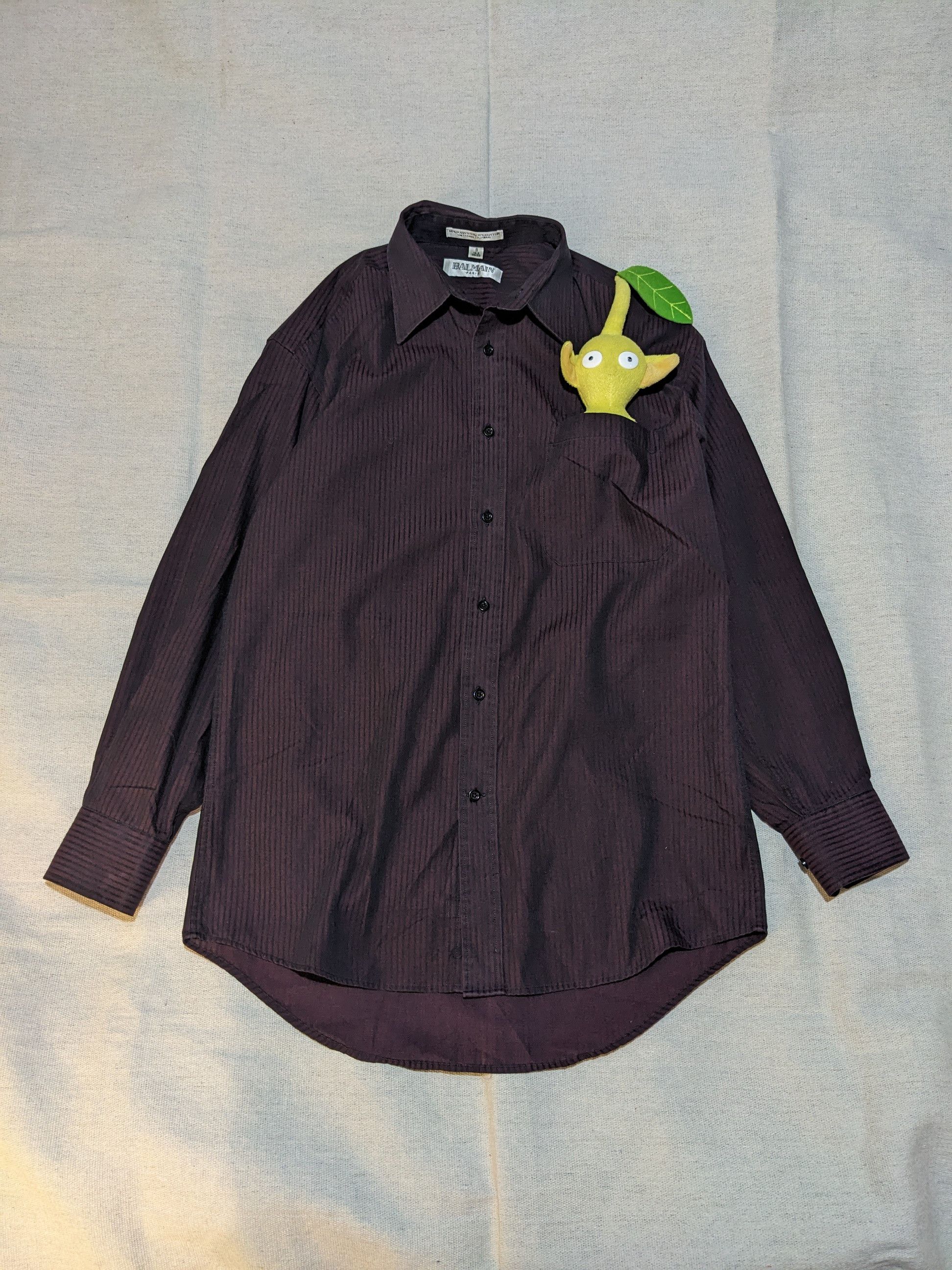 Balmain FW11 Balmain Decarnin Western Flannel Button-up Shirt