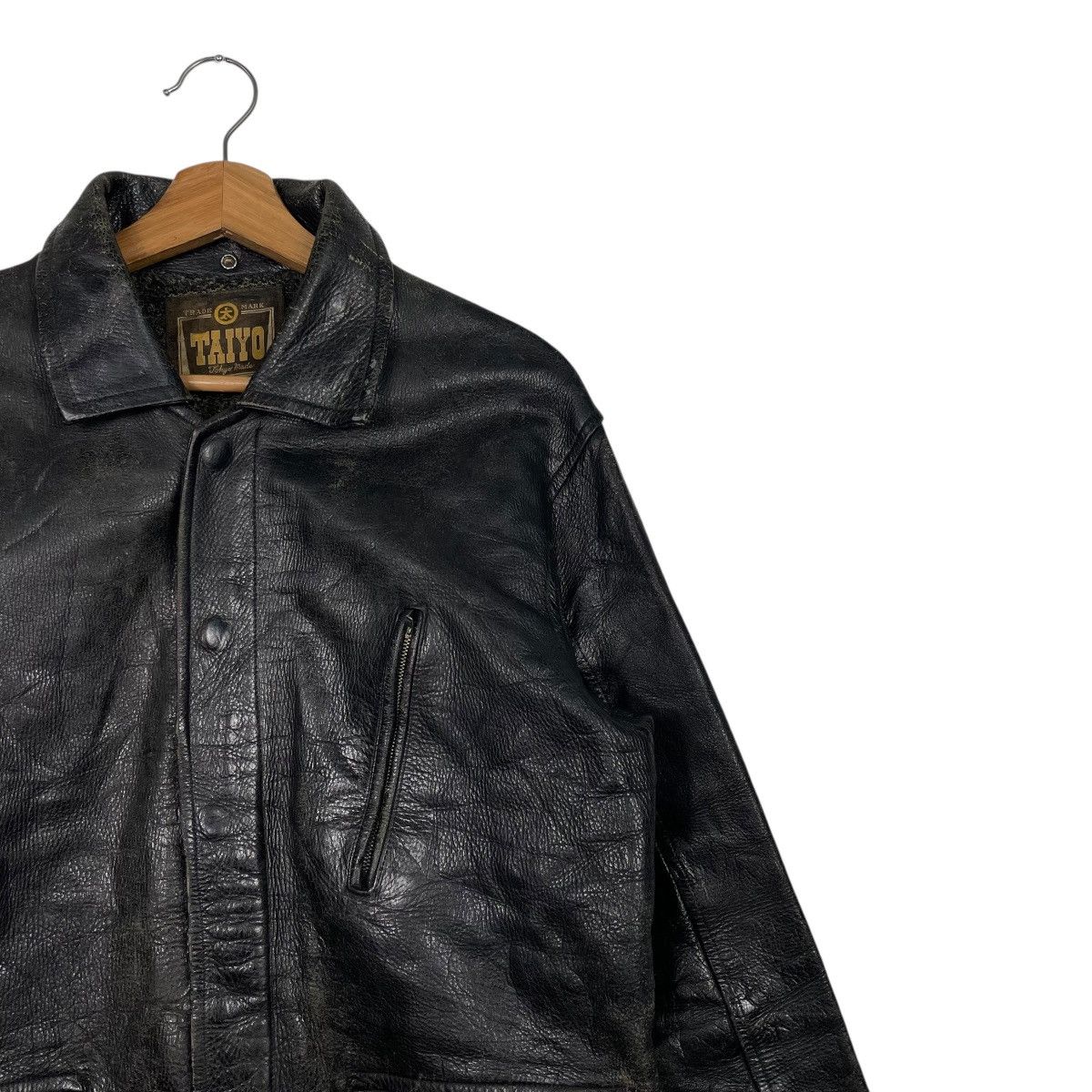 Japanese Brand Taiyo Tokyo Made Leather Jacket Size US S / EU 44-46 / 1 - 5 Thumbnail