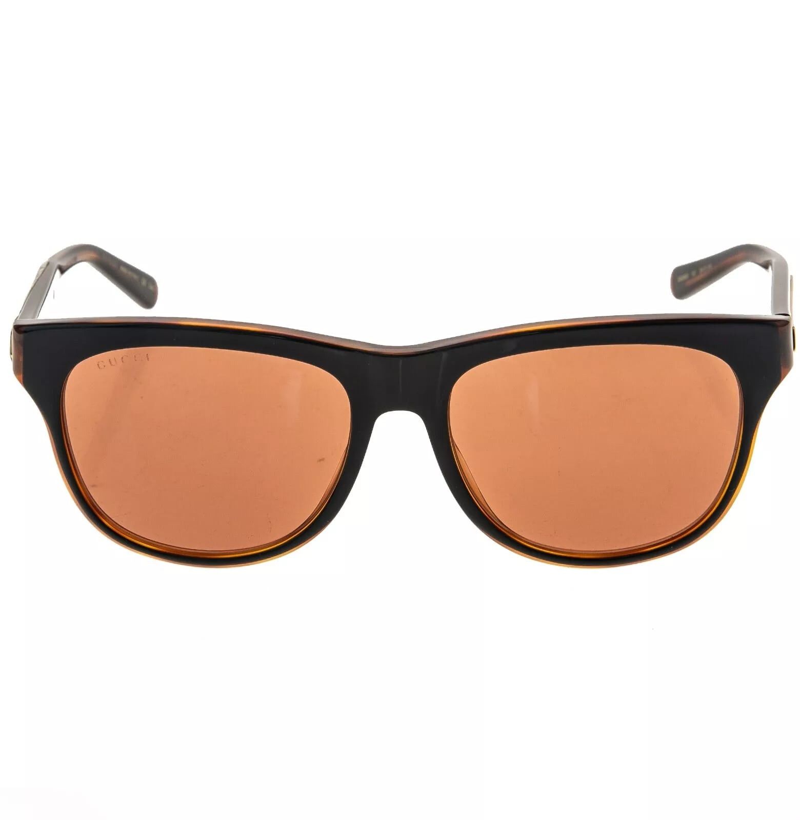Gucci GUCCI 0980 Black Brown 002 Aviator Metal Sunglasses GG0980S Size ONE SIZE - 9 Thumbnail