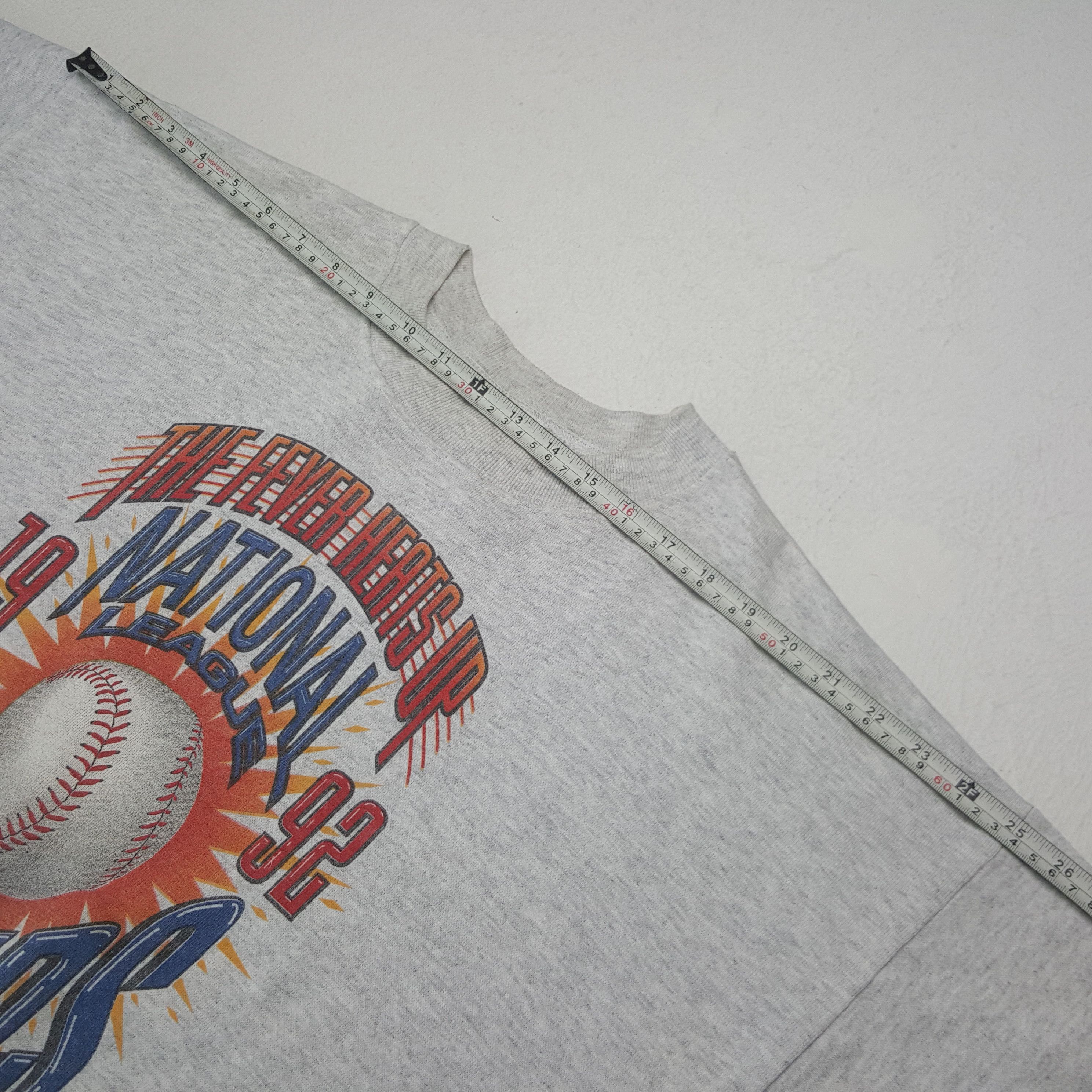 MLB × Vintage Vintage Atlanta Braves American Baseball Sweatshirt C287N6 Size US L / EU 52-54 / 3 - 5 Thumbnail