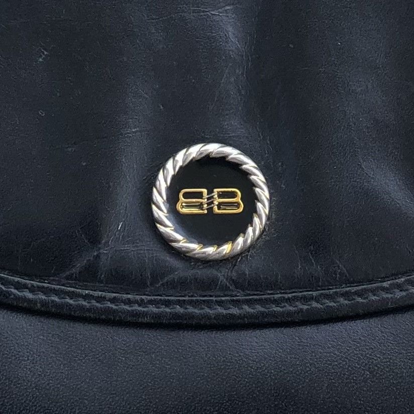 Balenciaga Authentic Balenciaga Paris Leather Wallet Black Size ONE SIZE - 21 Thumbnail