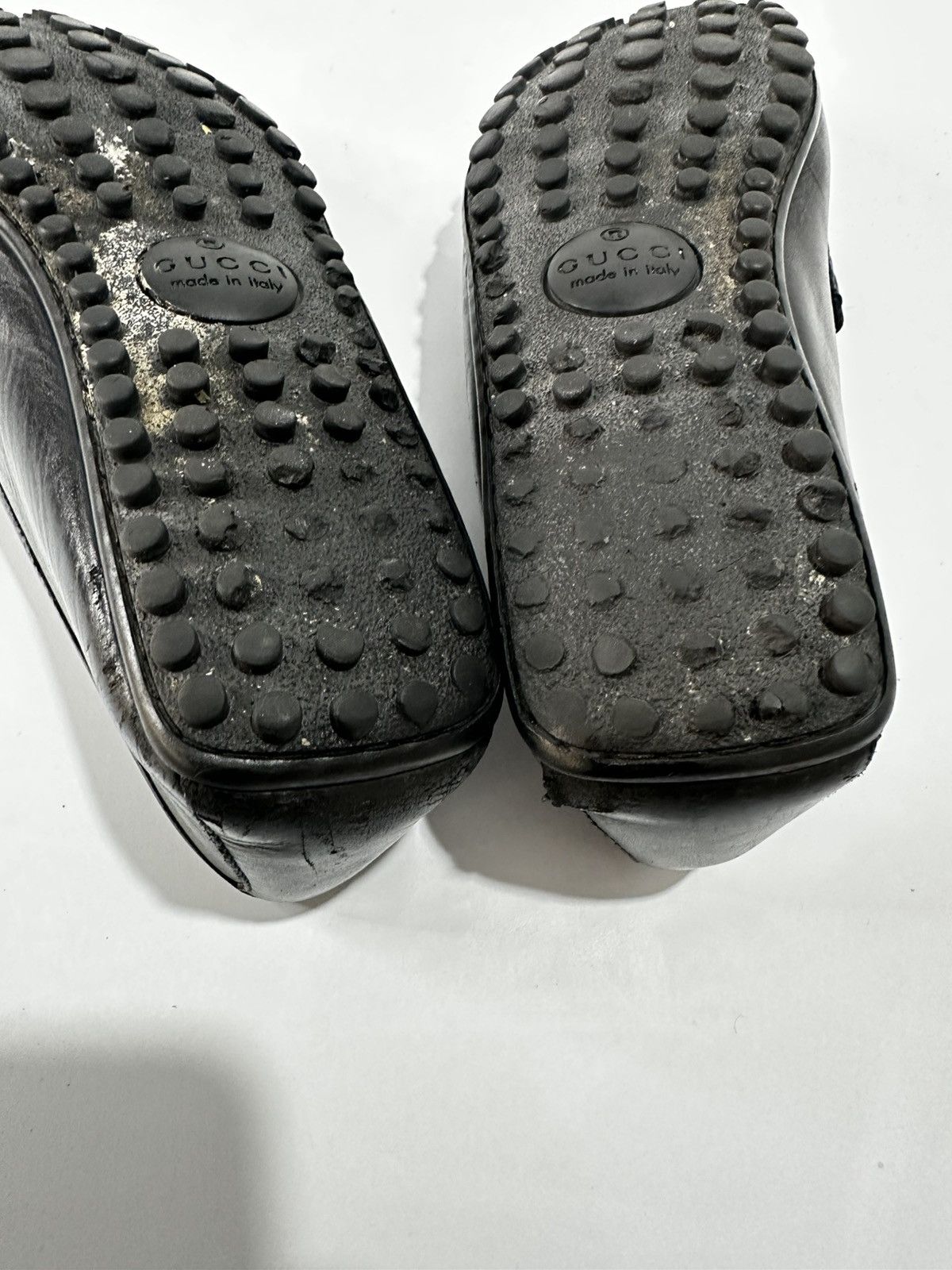 Gucci Gucci Monogram Black Leather Penny Loafers . Size US 8 / EU 41 - 7 Thumbnail