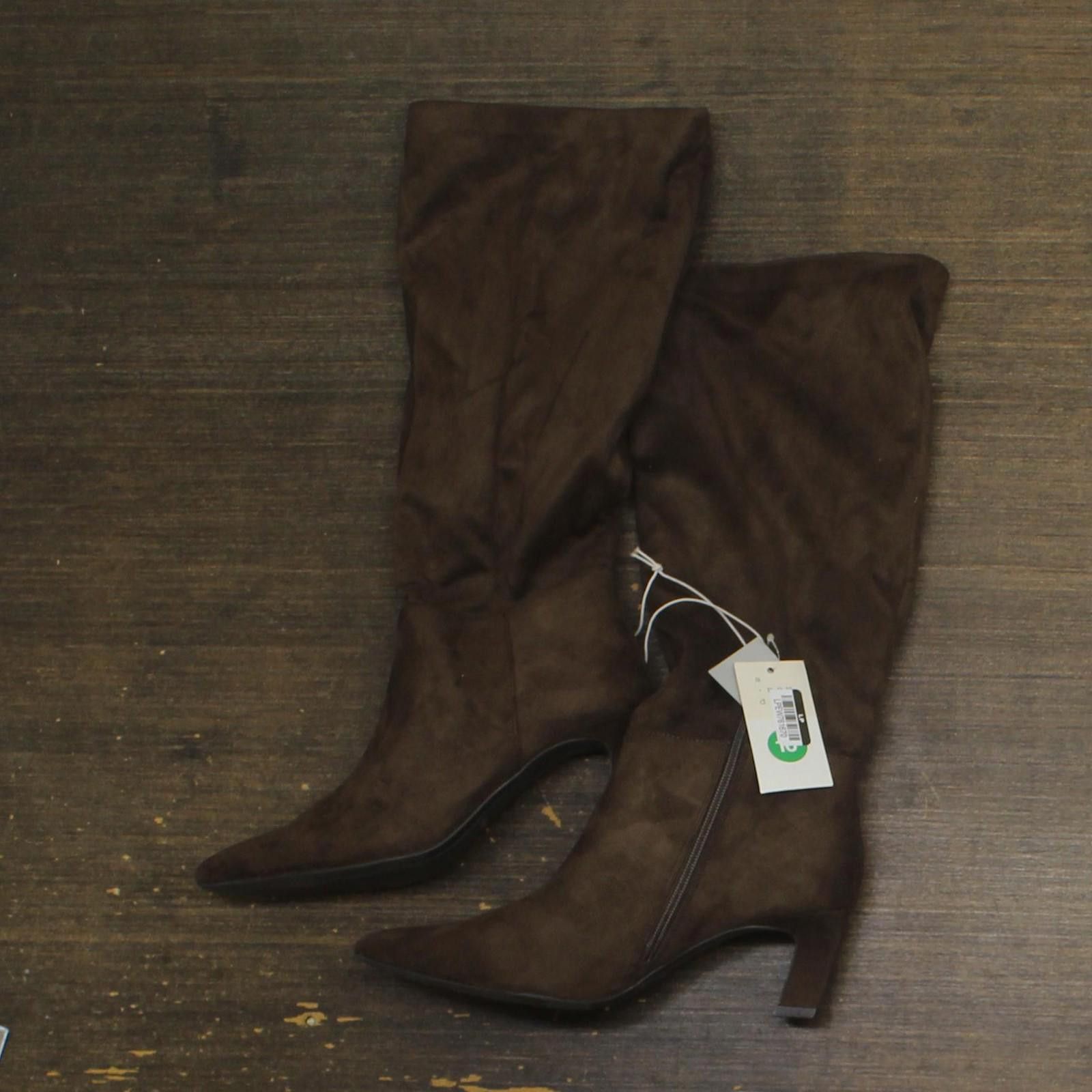 Other Nwt A New Day Raye Tall Dress Boots 88375206 Dark Brown 10m Size US 10 / IT 40 - 1 Thumbnail