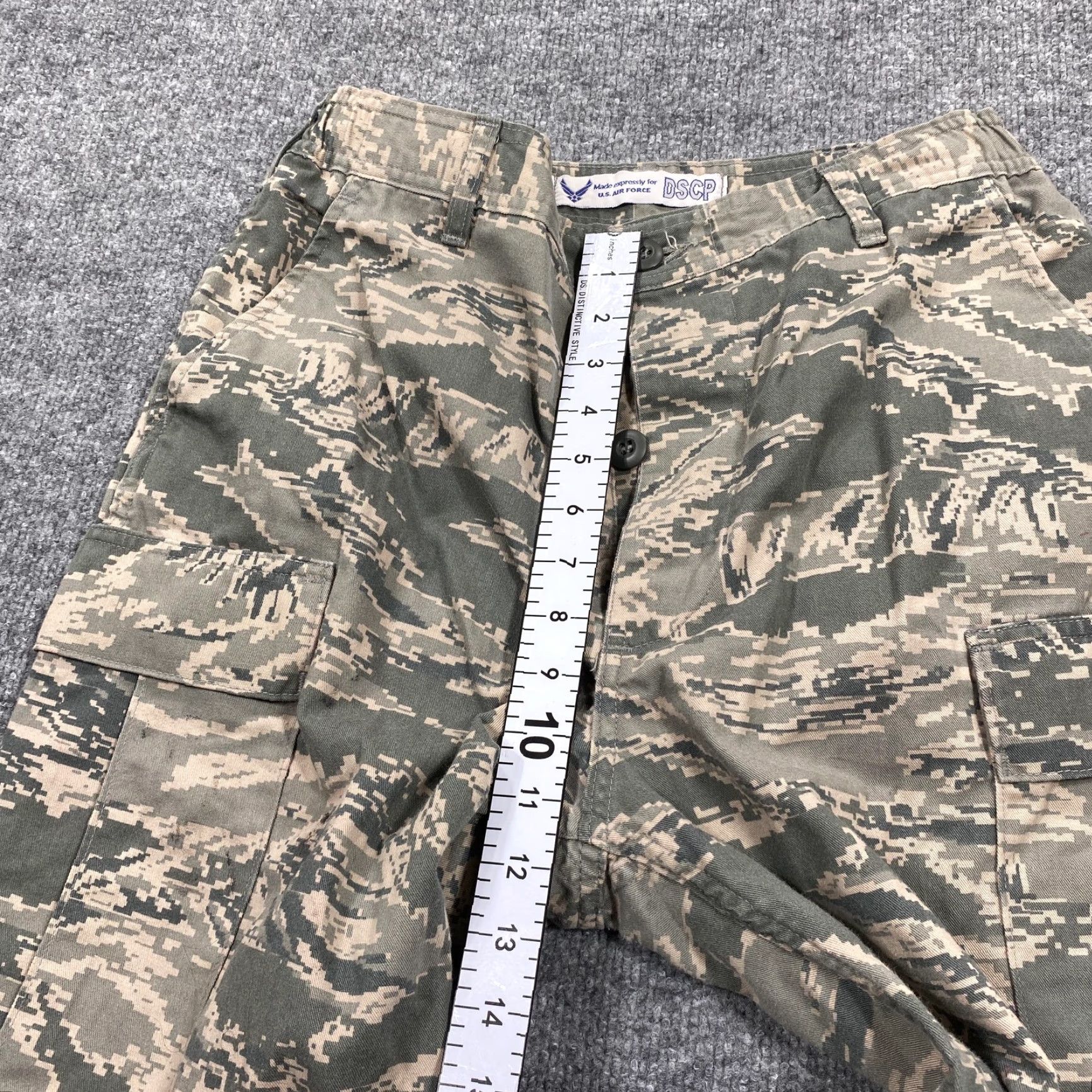 Vintage Propper International Cargo Pants Mens 32x32 Green Camouflage Air Force Utility Pants Size US 32 / EU 48 - 7 Thumbnail