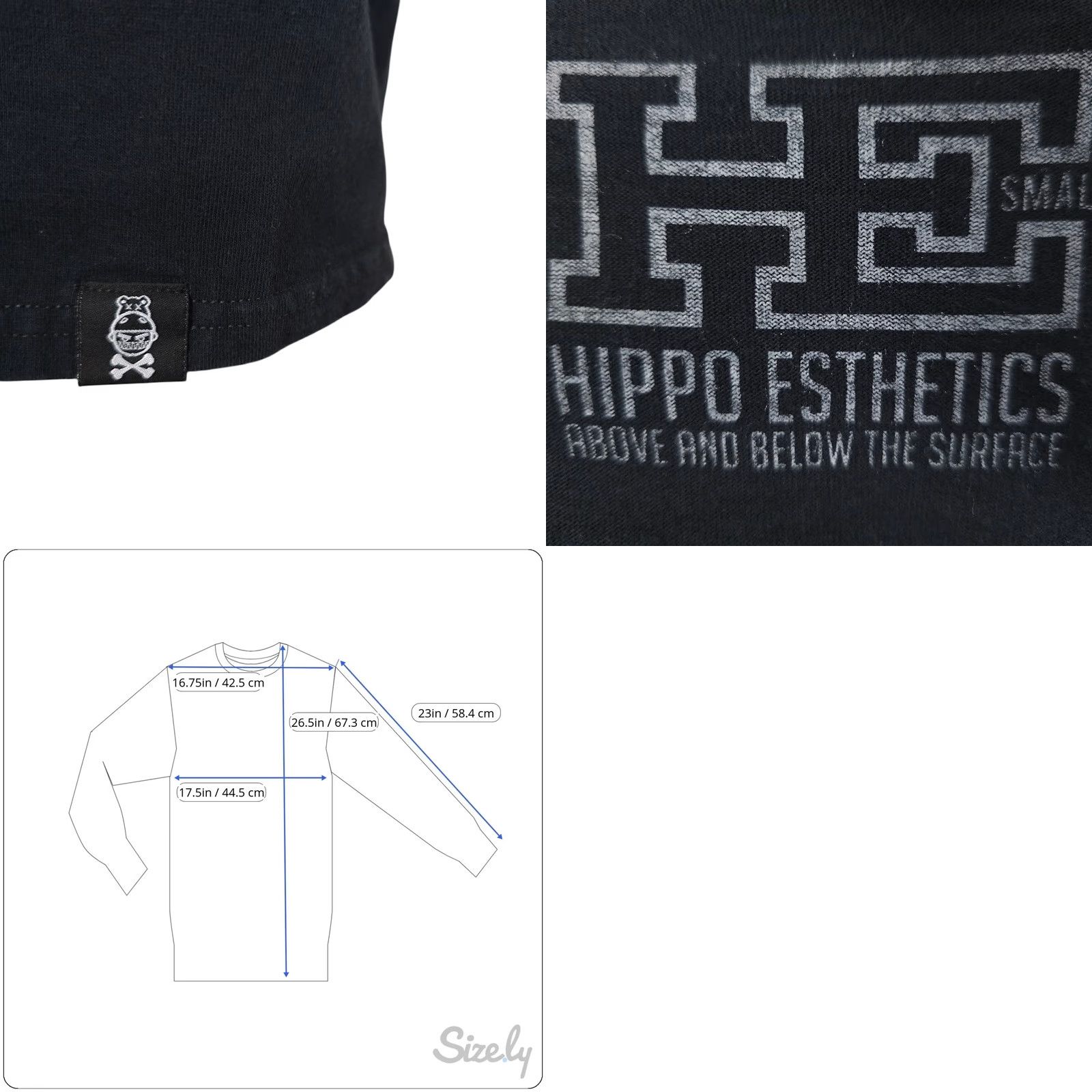 Speedo VINTAGE not? Hippo Esthetics T Shirt Mens Size Small Black HE Speed Style Power Streetwear Size US S / EU 44-46 / 1 - 8 Thumbnail