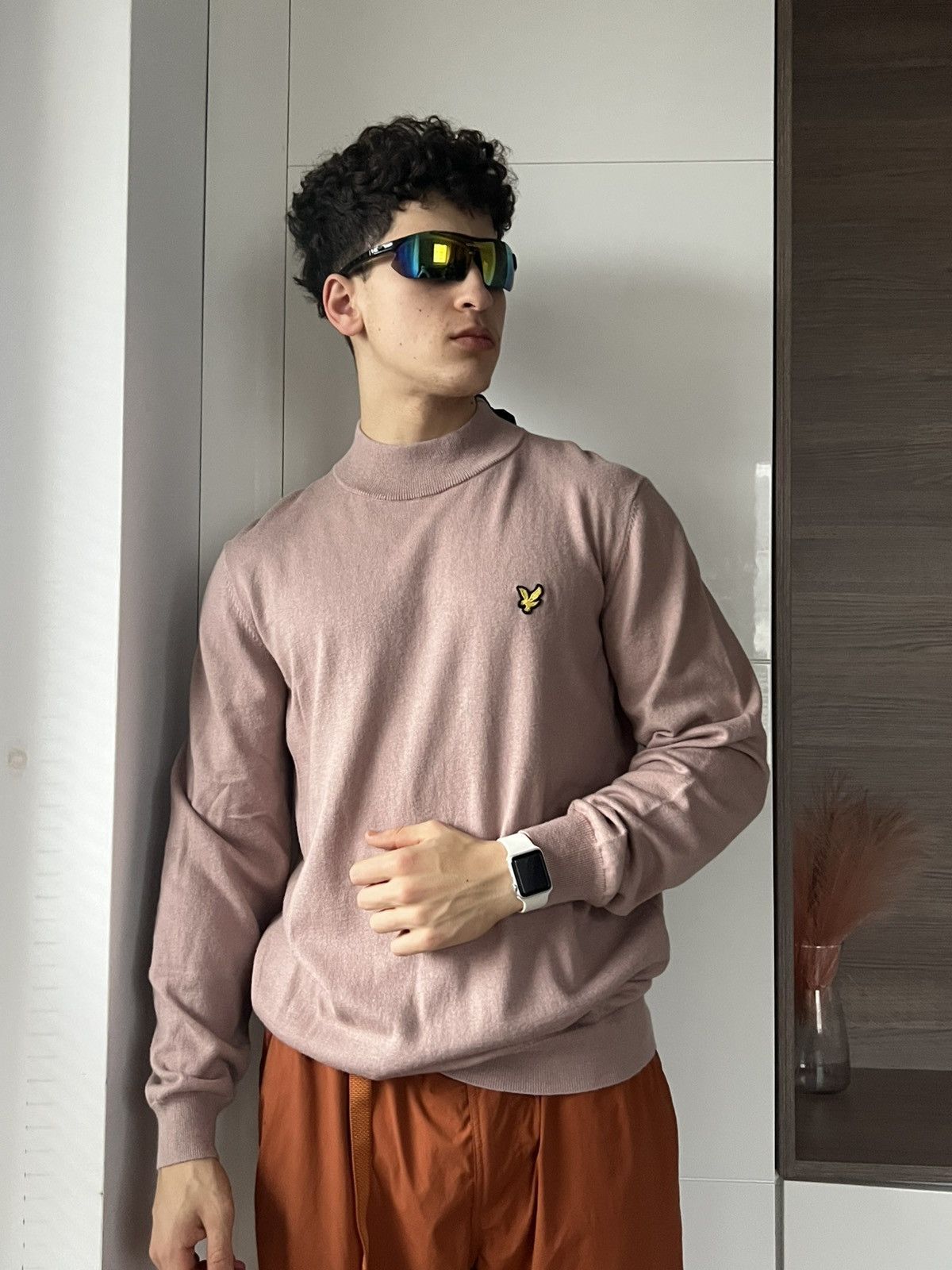 Designer × Lyle & Scott ‼️New Lyle & Scott Casual High Neck Wool Sweater‼️ Size US XL / EU 56 / 4 - 8 Thumbnail