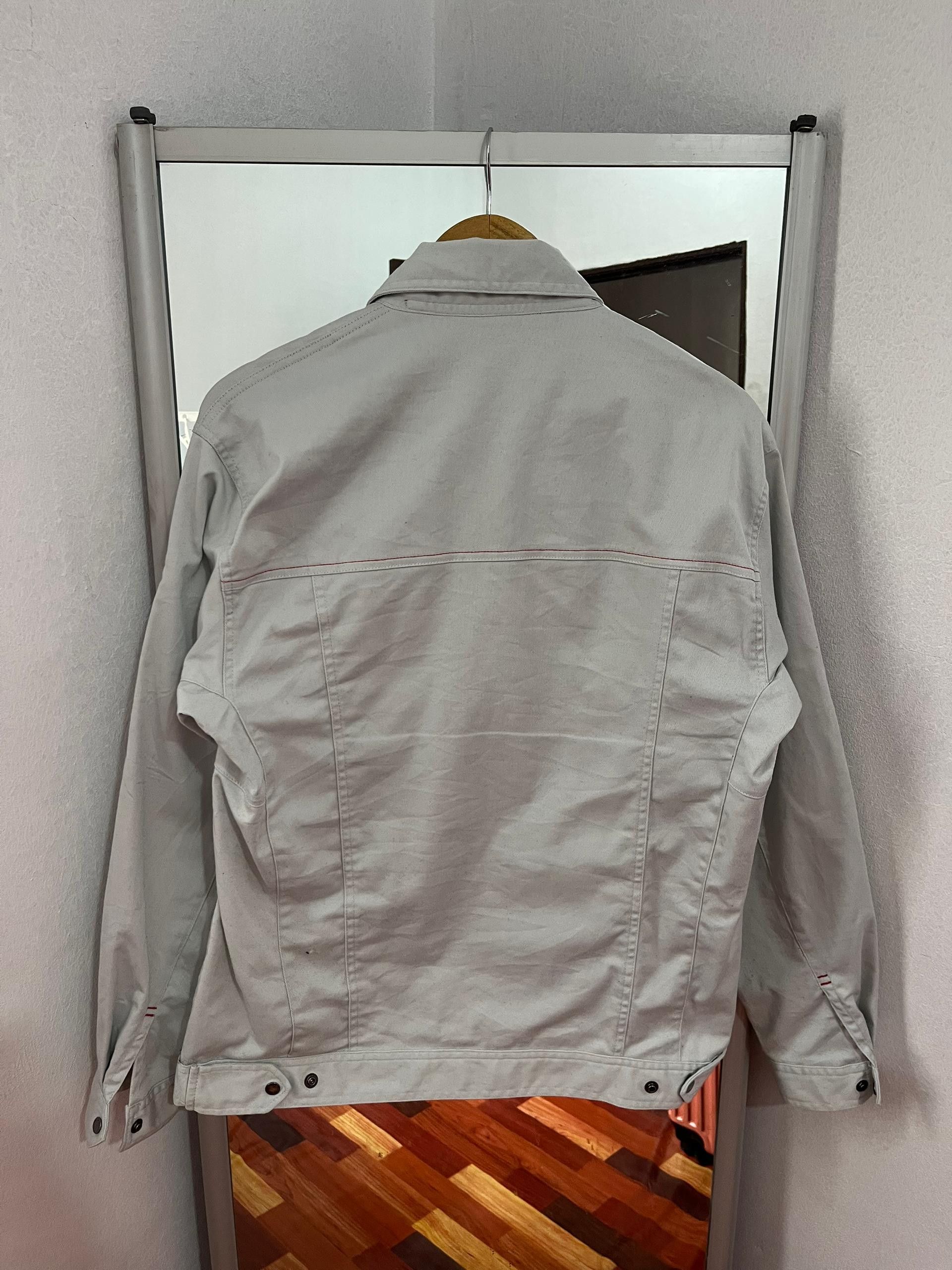Kansai Yamamoto Kansai Yamamoto Light Grey Utility Work Jacket Size US L / EU 52-54 / 3 - 12 Thumbnail